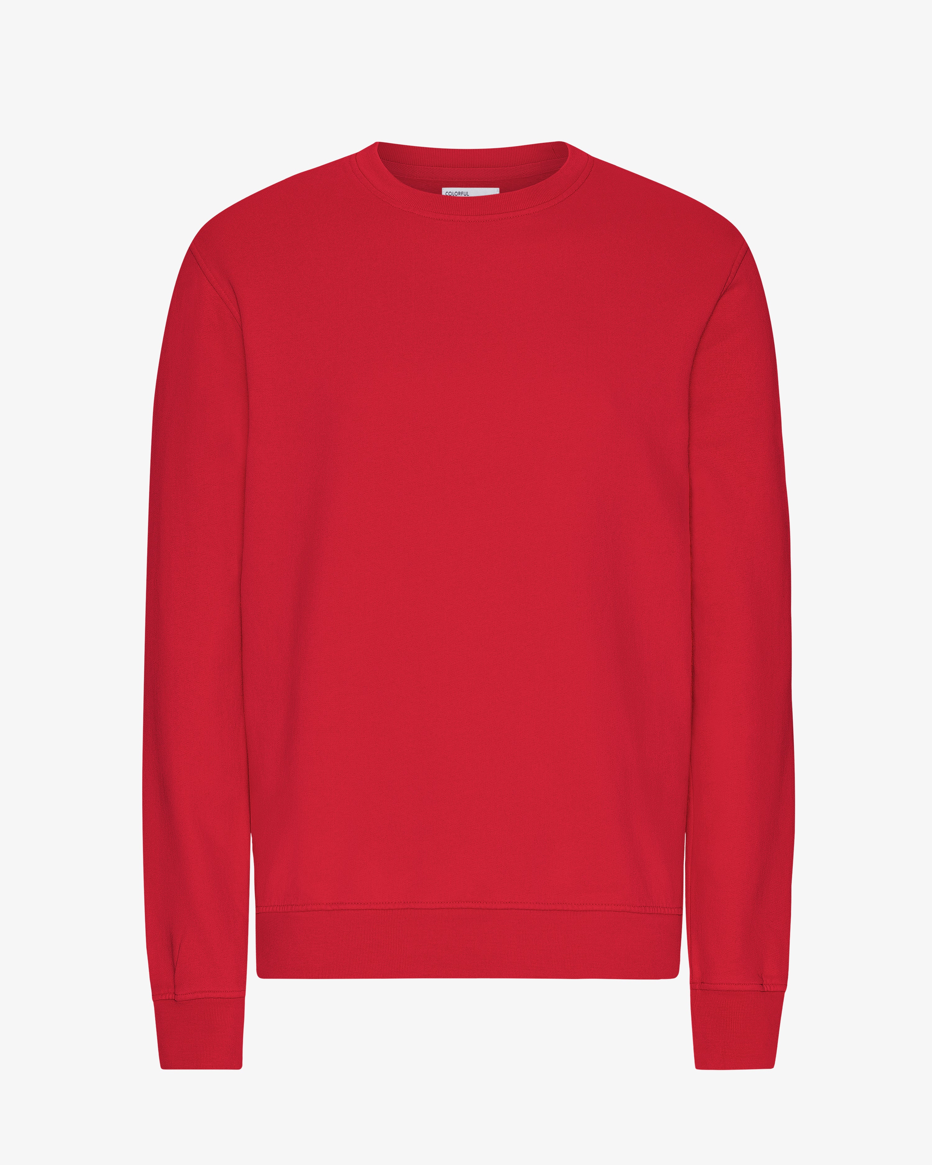 Classic Organic Cotton Crew Neck T-Shirt - Scarlet Red | Soft & Comfortable for Everyday Wear | Perfect for Casual Outfits & Layering