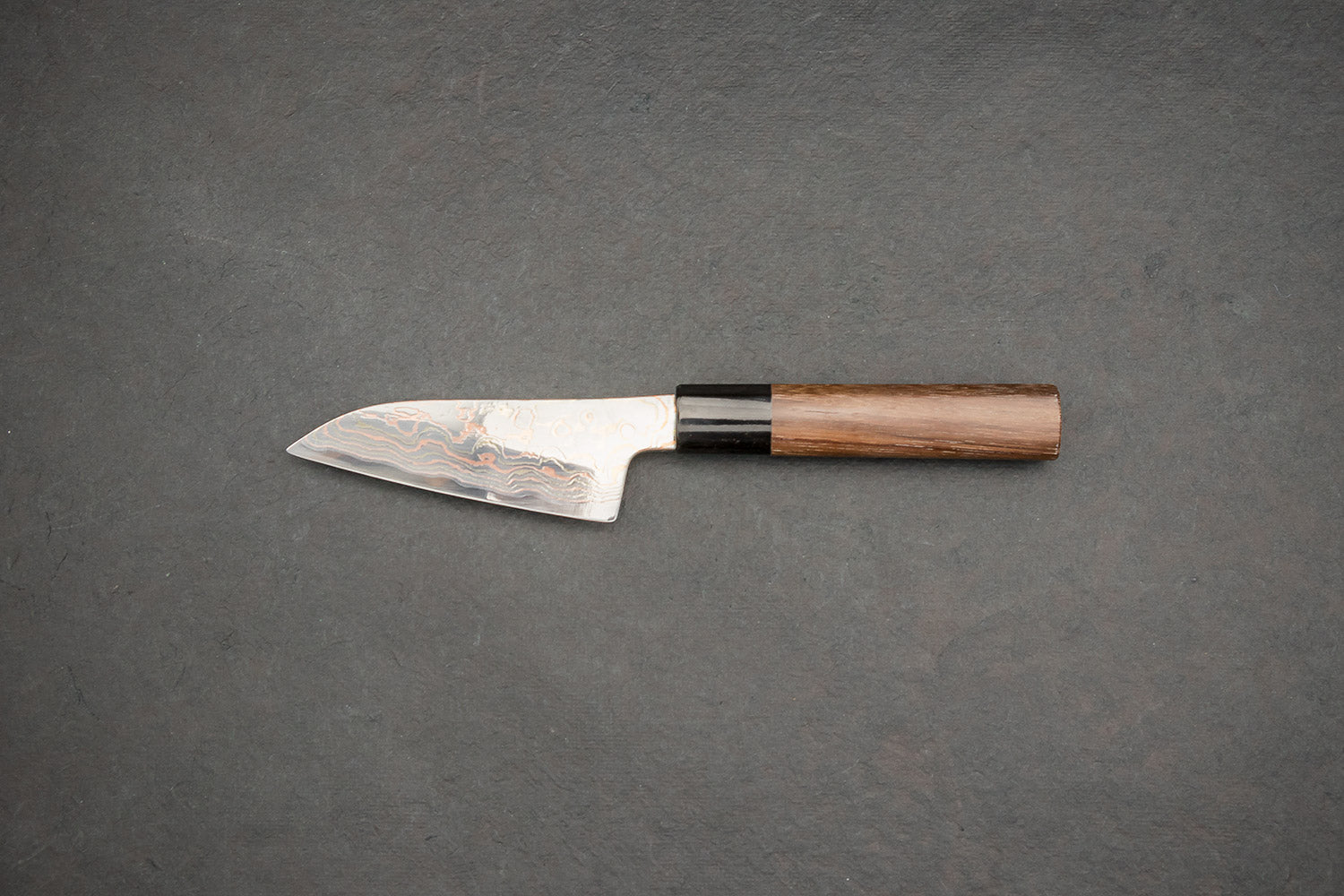 Premium Tsukasa Hinoura VS2 Color Damascus Petty Knife 100mm - Japanese Kitchen Knife for Precision Slicing, Chopping & Garnishing - Perfect for Chefs & Home Cooks