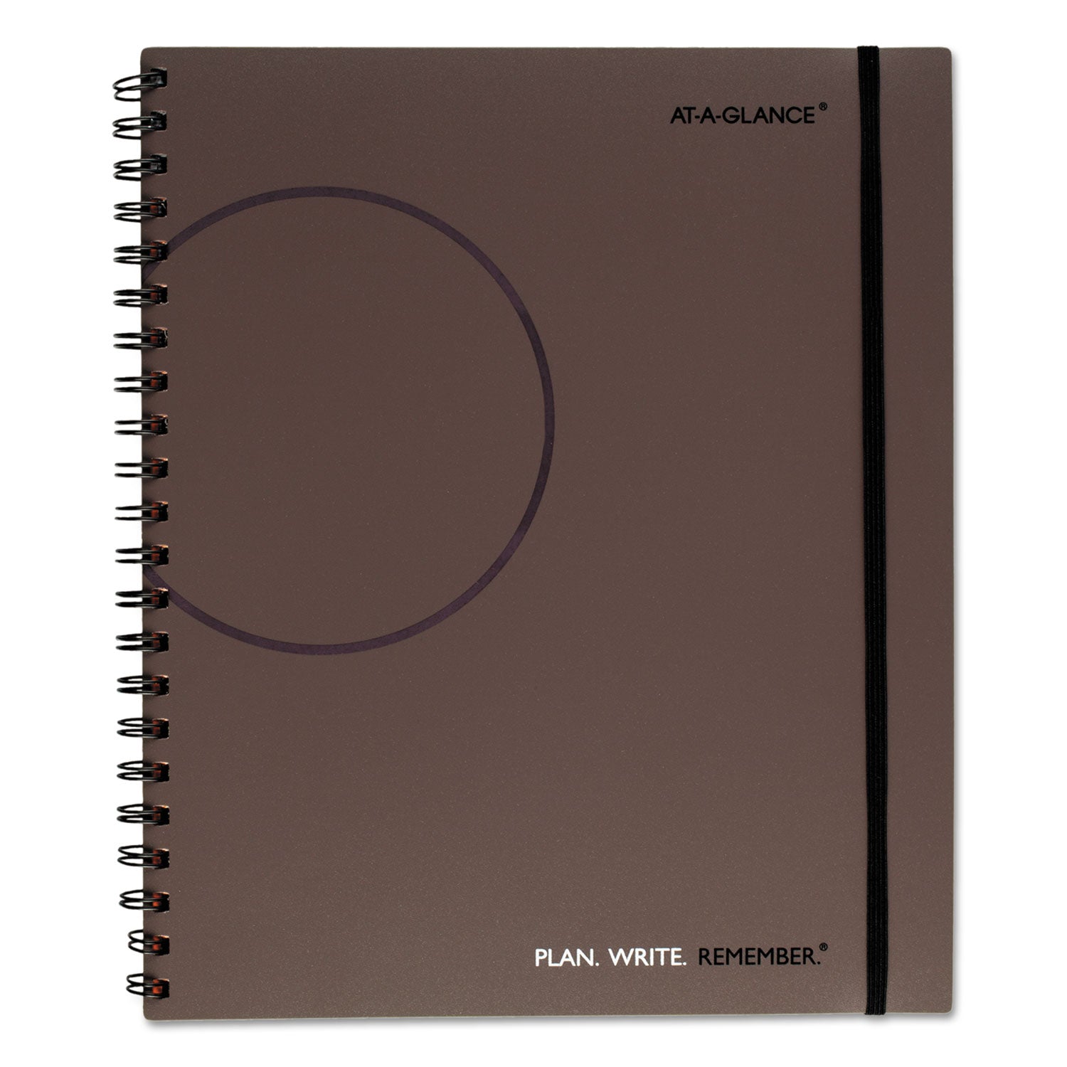 AT A GLANCE® Undated Daily Planner Notebook - 2 Days Per Page, 11 x 8.38 Inches, Gray Cover for Work & School Organization | Perfect for Goal Setting, Time Management & Productivity Tracking