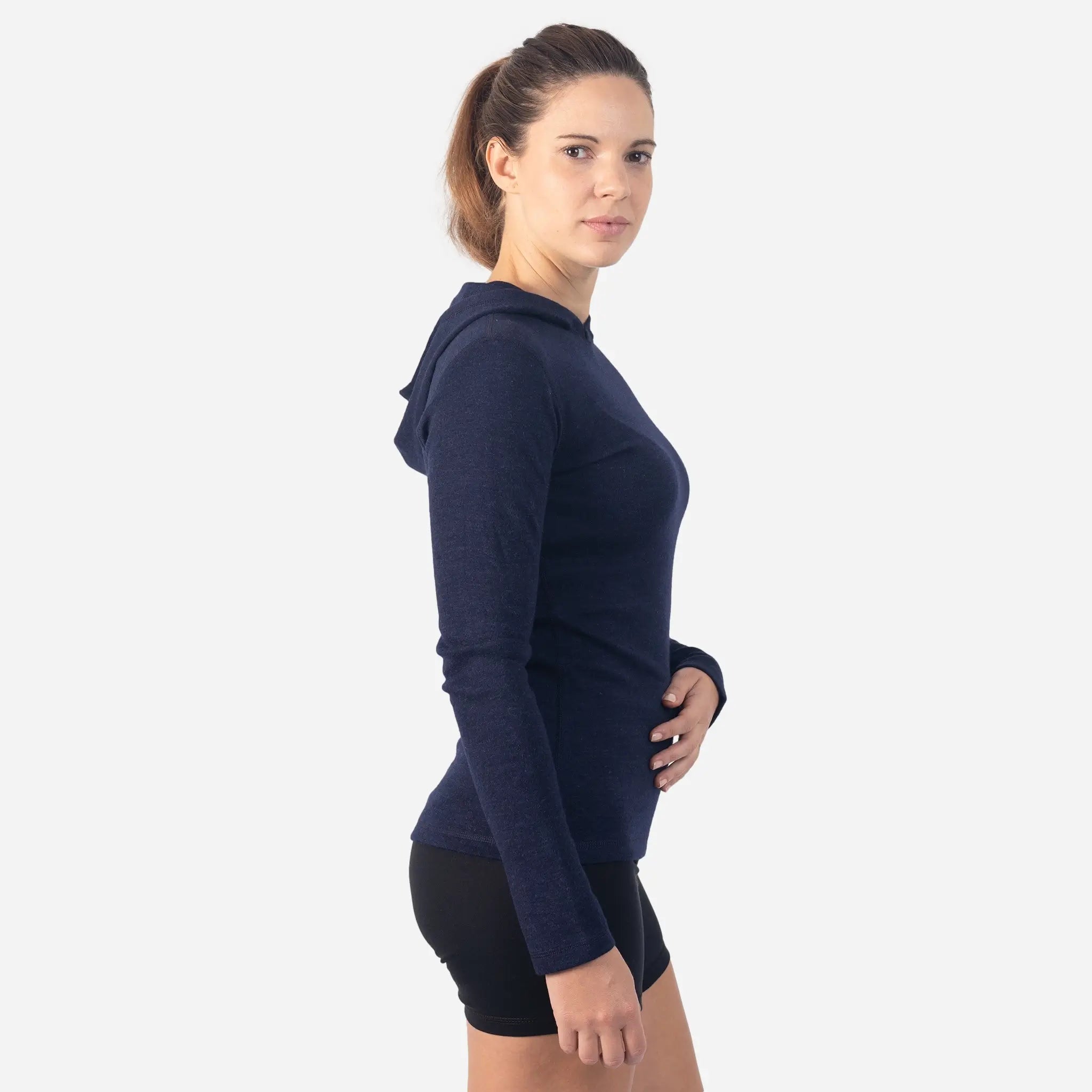 Women's Alpaca Wool Pullover Hoodie - Soft & Lightweight 300 GSM Winter Sweater for Women | Cozy Outdoor & Casual Wear