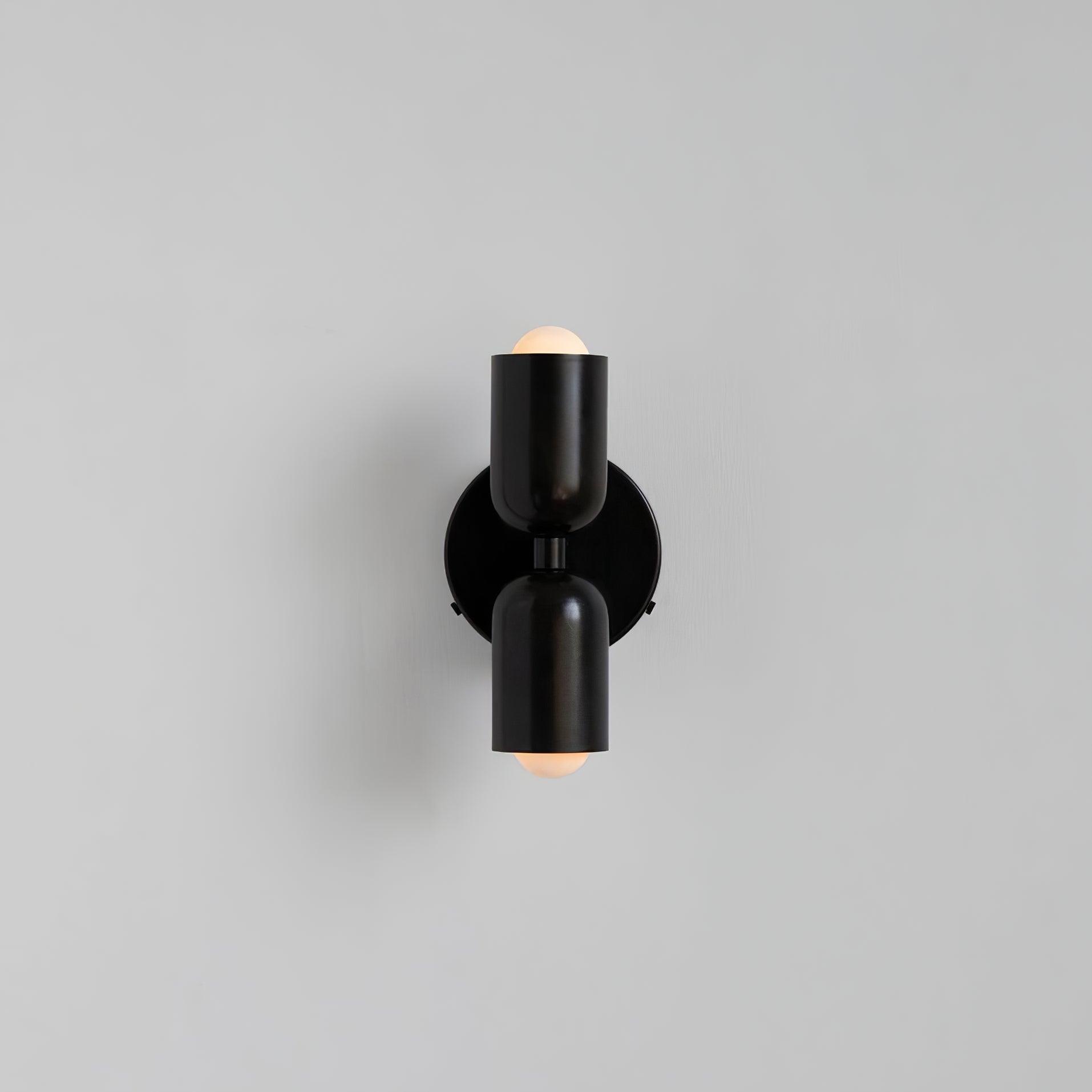 Stylish Couleur Double Plug In Wall Lamp - Modern USB & Outlet Sconce for Bedroom, Living Room & Office Lighting