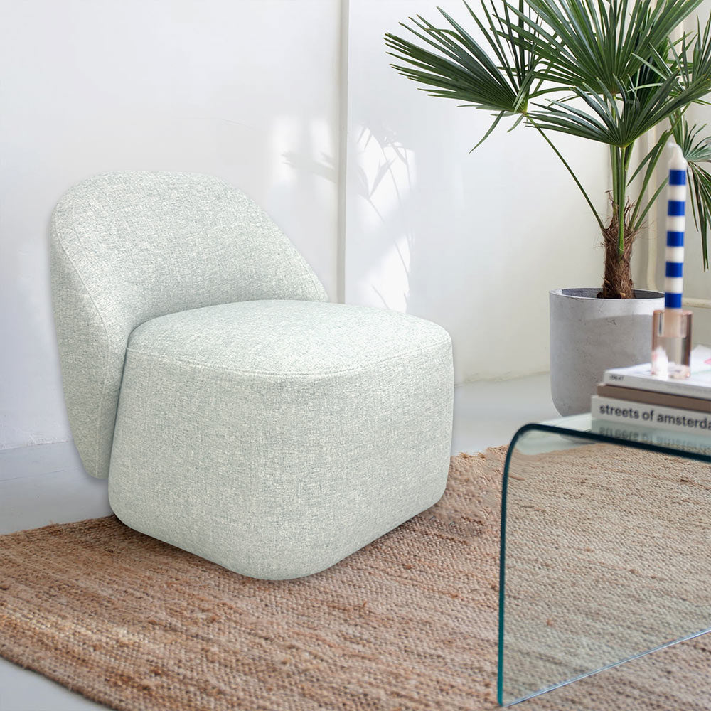 Stylish Megan Armchair - Modern Upholstered Accent Chair for Living Room, Bedroom & Office - Comfortable Lounge Chair with Soft Cushions - Perfect for Relaxing, Reading & Decorating