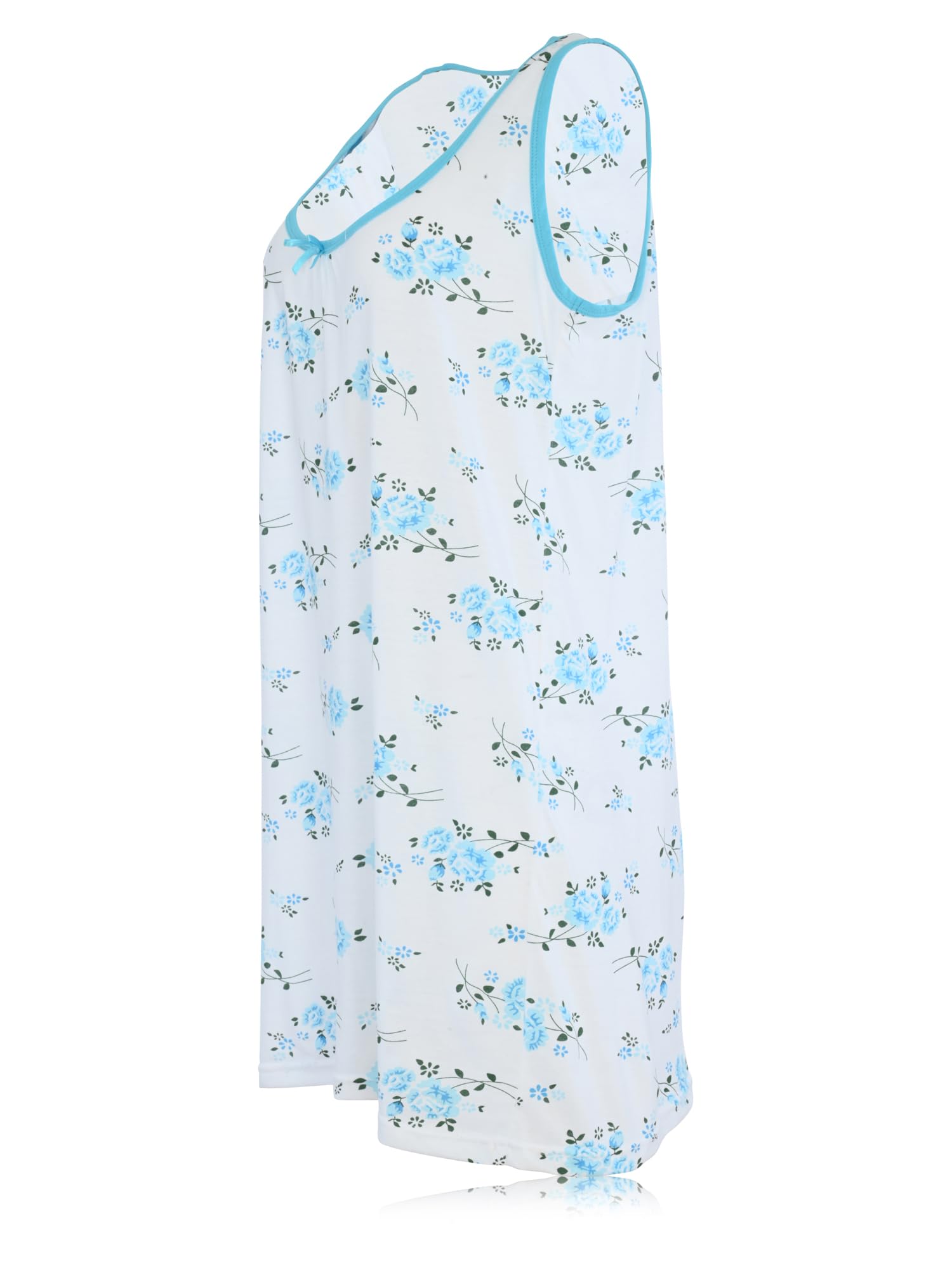 JEFFRICO Women's Soft Sleepwear Nightgown - Comfortable Pajama Dress for Lounge & Sleep - Plus Size Nightshirts for Relaxing at Home