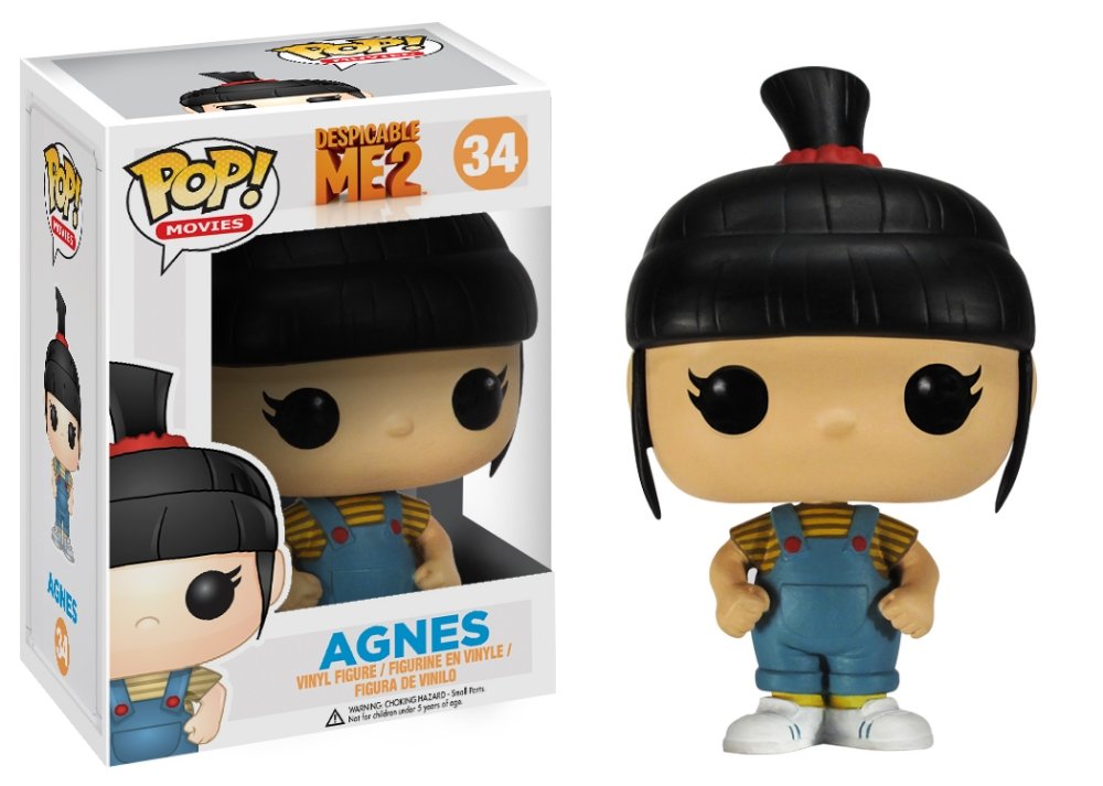 Funko POP! Movies Despicable Me Agnes Vinyl Collectible Figure - Perfect for Movie Fans, Gift for Kids & Collectors, Home & Office Display