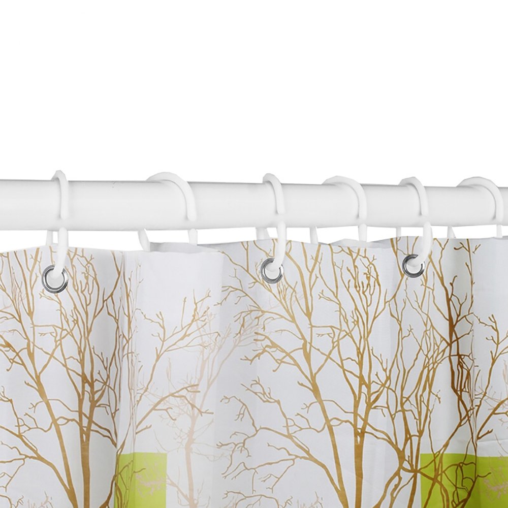 Valentine's Day Shower Curtain - Red Heart Falling Design for Romantic Couples, Sweet Love Bathroom Decor with Hooks (Red & Pink) | Perfect for Anniversary Gifts, Wedding Showers & Couples' Bathroom Decor