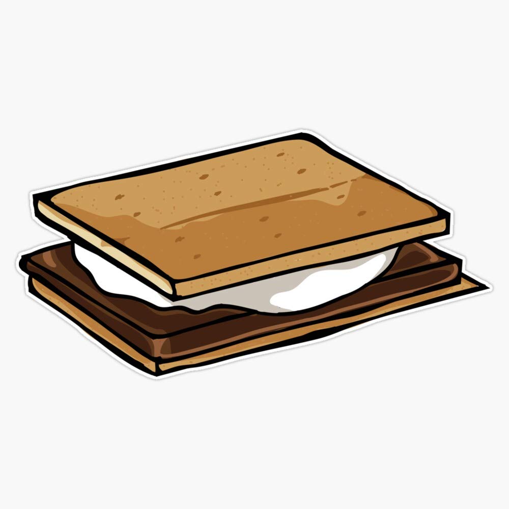 Waterproof Smore Sticker Vinyl Decal - 5