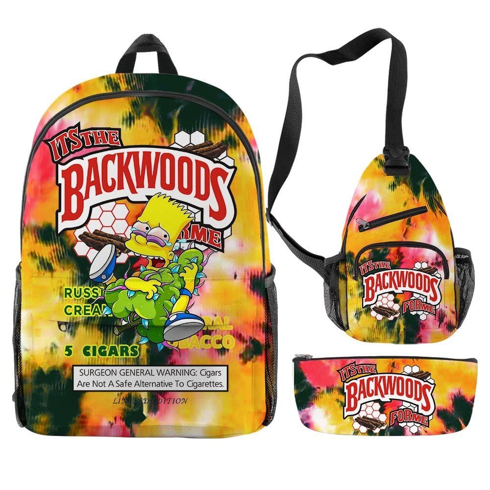 Premium Backwoods Laptop Backpack for Men & Women - Durable School, Travel & Work Backpack with Shoulder Straps - Perfect for College, Commuting & Outdoor Adventures