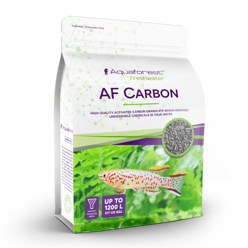 AquaForest Carbon Fresh 1000ml - Premium Activated Carbon for Aquarium Water Clarity & Purification | Removes Odors, Toxins & Discoloration | Ideal for Freshwater & Saltwater Fish Tanks, Reef Aquariums & Aquatic Plants