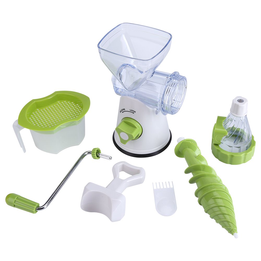 Premium Manual Citrus Press Juicer - Handheld Orange Squeezer for Fresh Juice - Perfect for Lemons, Oranges & Grapefruits - Also Works for Wheatgrass, Celery & Leafy Greens - Ideal for Home Kitchen, Camping & Healthy Lifestyle