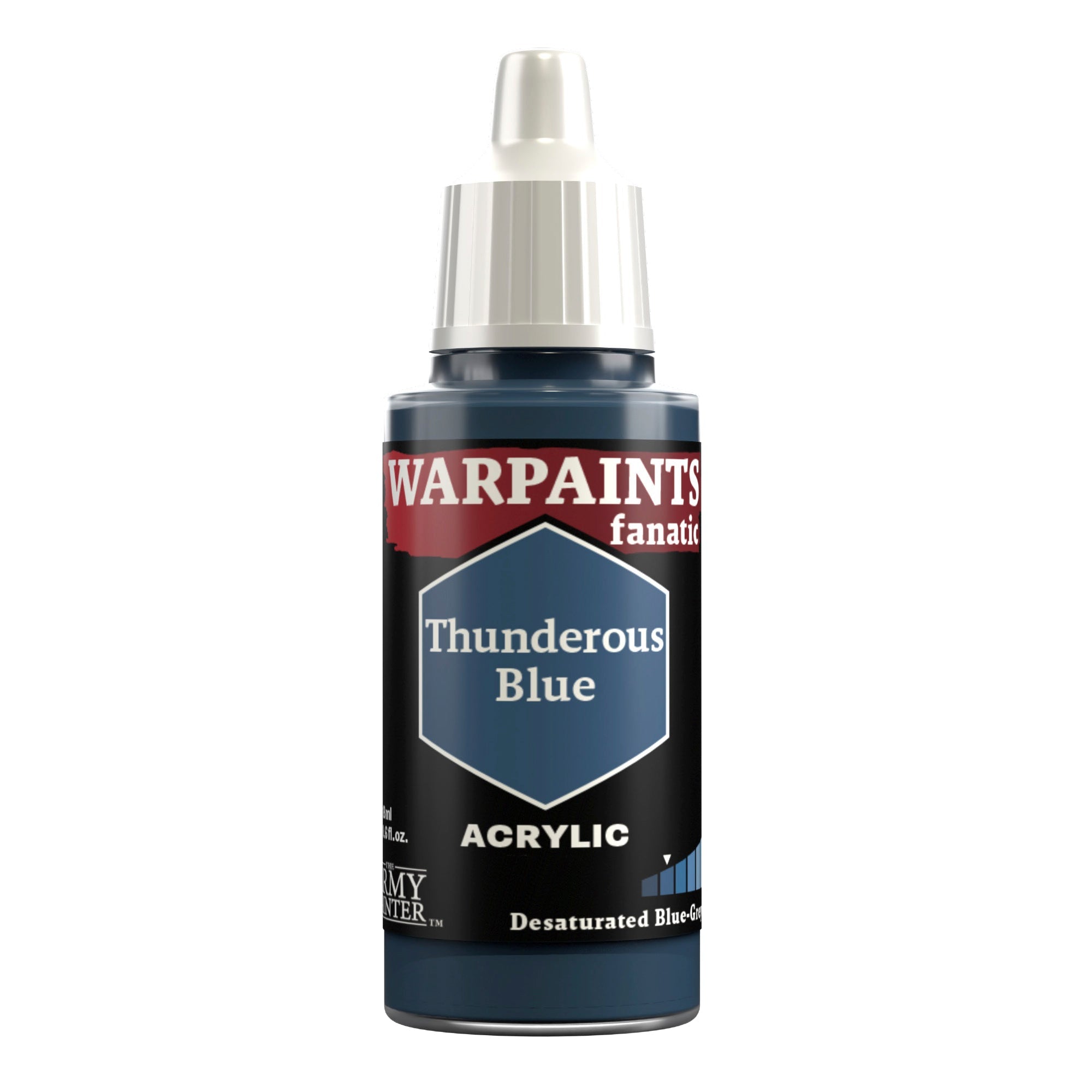 Warpaints Fanatic: Thunderous Blue - Premium Acrylic Paint for Miniatures & Models - Perfect for Warhammer, D&D, and Tabletop Gaming