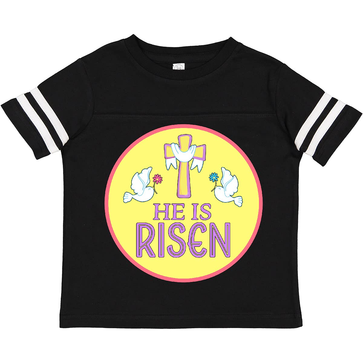 He is Risen Easter Toddler T-Shirt - Cute Christian Baby Clothes for Boys & Girls - Perfect for Church, Easter Sunday & Family Gatherings