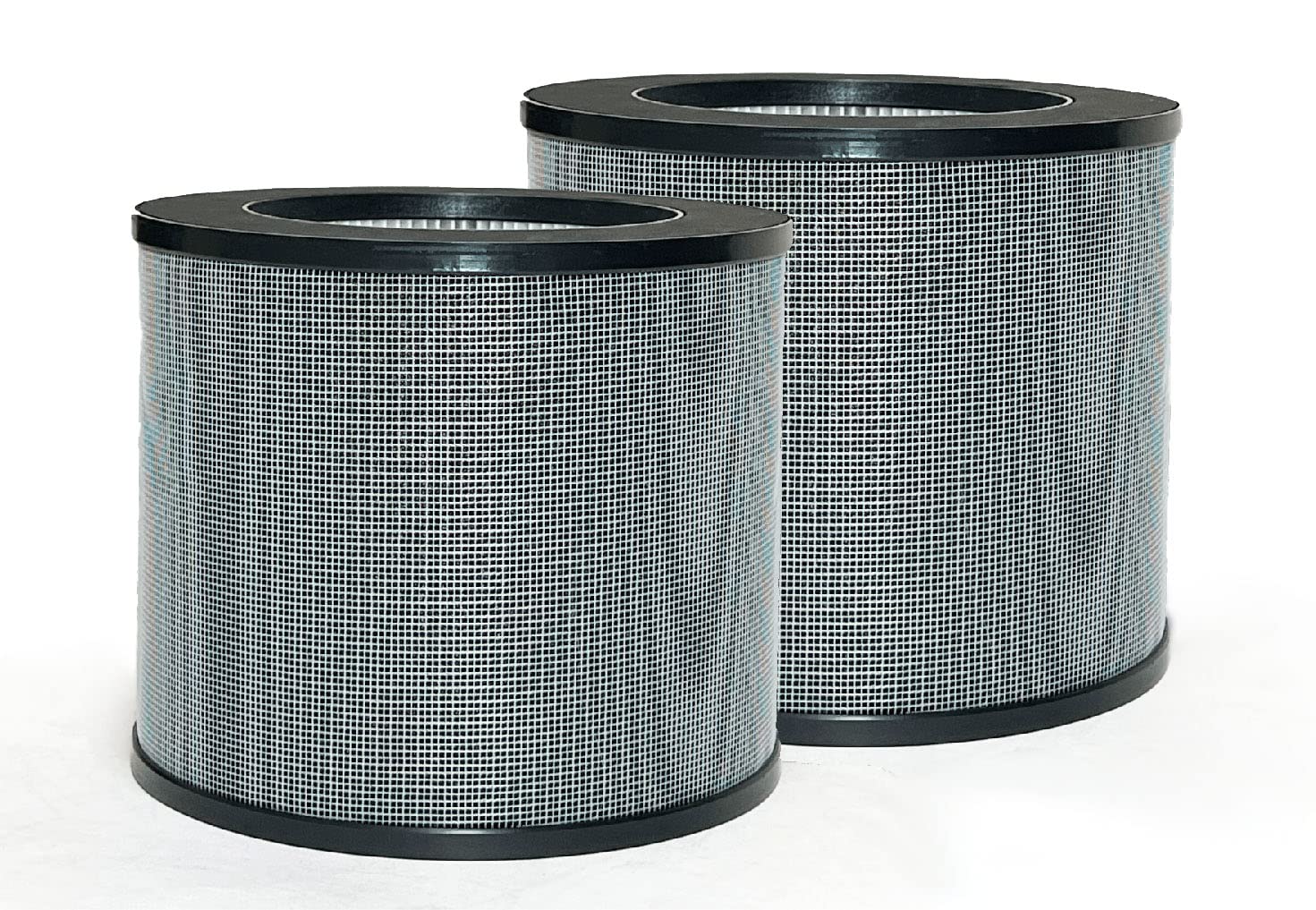 Nispira TT-AP006 2-Pack Replacement HEPA Filter for TaoTronics Air Purifier - Removes Smoke, Dust, Pollen & VOCs | Compatible with TT-AP003/AP005/AP007 | Perfect for Home, Office & Nursery Air Purification