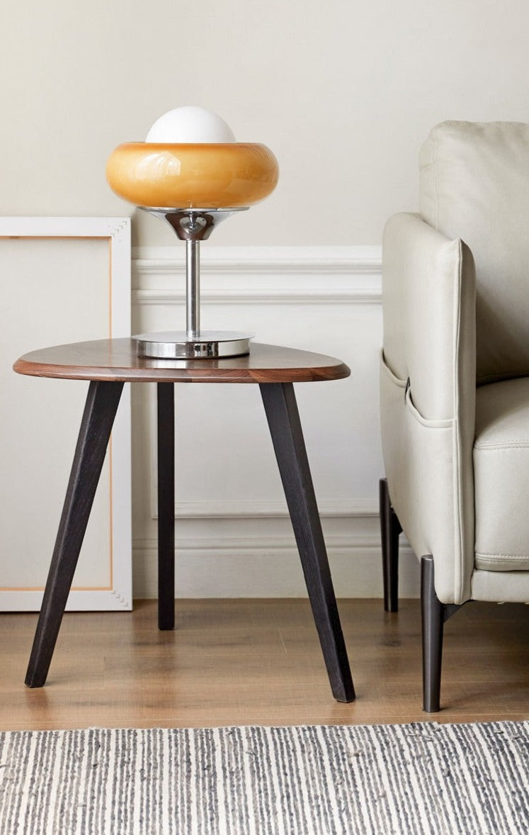Solid Black Walnut Wood Coffee Table - Handcrafted Modern Living Room Furniture for Home Decor & Entertaining