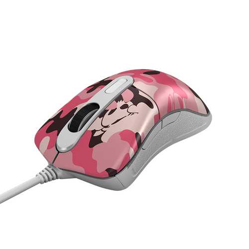 Akko Retro Cat Series Gaming Mouse - 4000DPI Optical Sensor, RGB Backlit, USB Wired for PC - Perfect for FPS, MOBA & Office Work