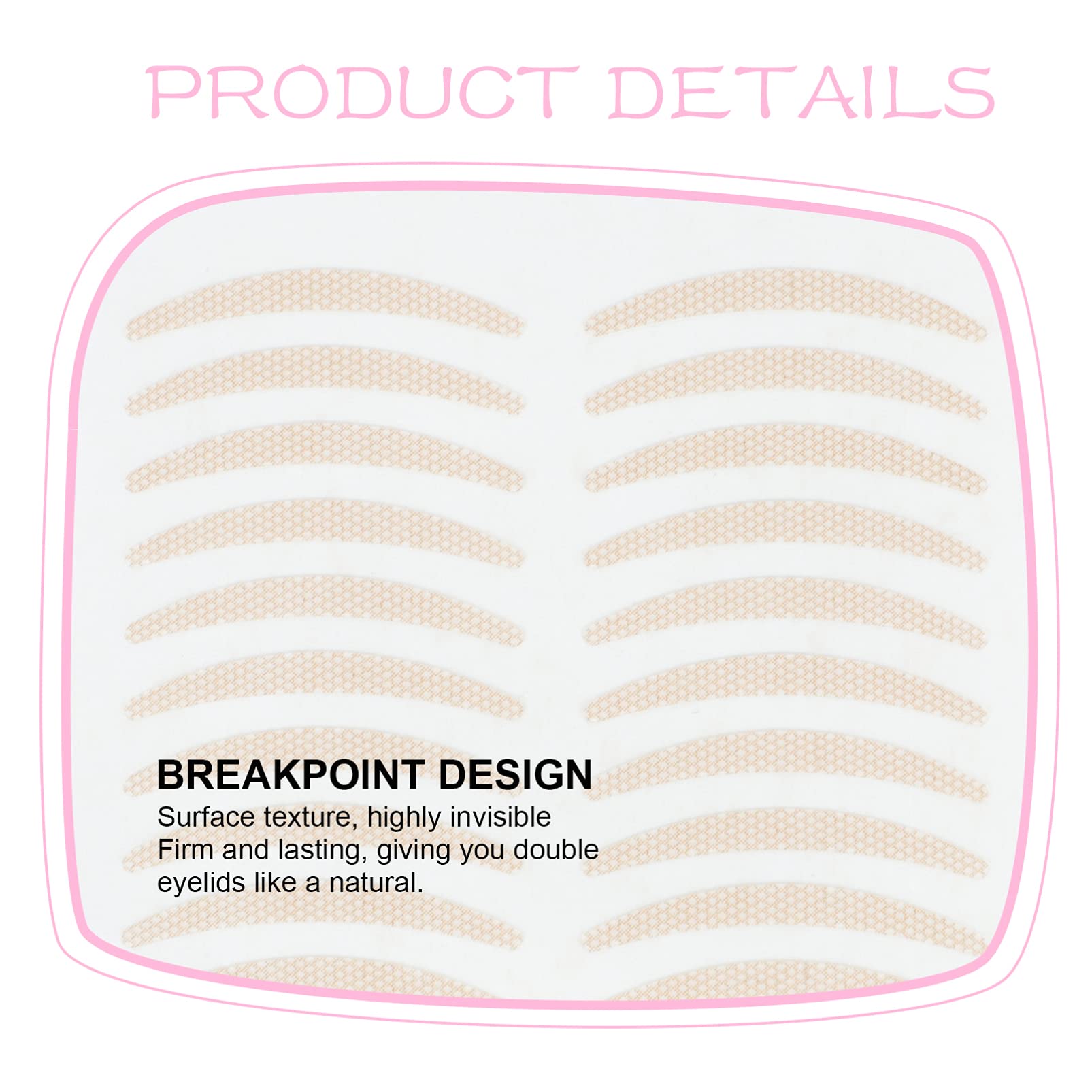 Minkissy 2 Pack Double Eyelid Stickers - Invisible Two Sided Tape for Eye Lift & Eye Shaping | Natural Looking Eyelid Makeup Supplies for Asian Monolid Eyes | Perfect for Everyday Makeup, Special Occasions & Photo Shoots