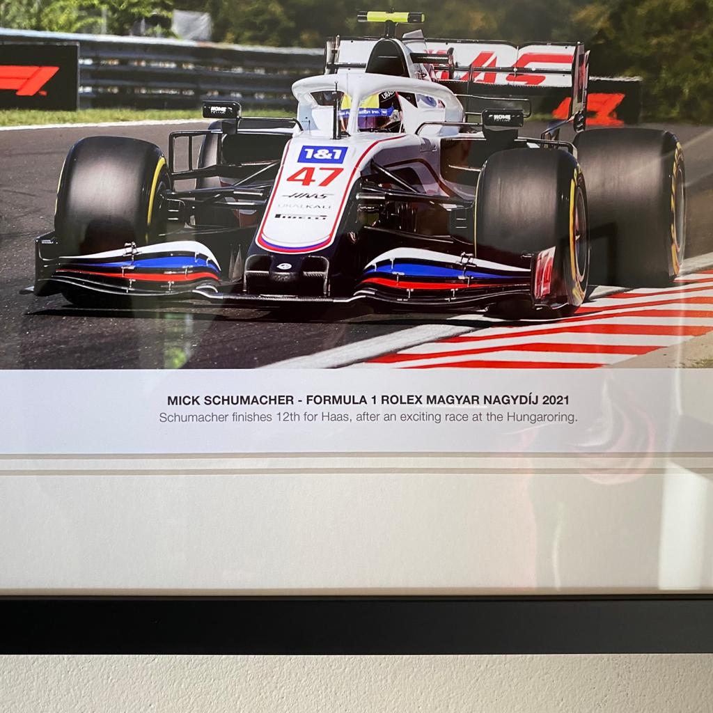 Authentic Signed F1 Official Mick Schumacher Hungaroring 2021 Collectible - Perfect for Motorsport Fans & Memorabilia Collectors