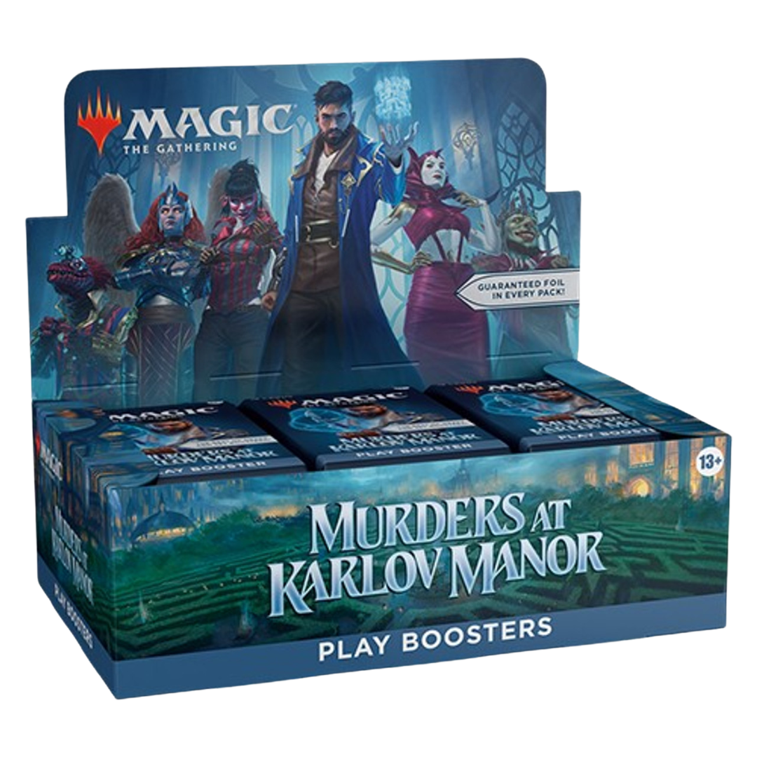Magic The Gathering: Murders at Karlov Manor Play Booster Box - 36 Packs for MTG Collectible Card Game | Expand Your Deck with Rare Cards | Perfect for Game Nights and Tournaments