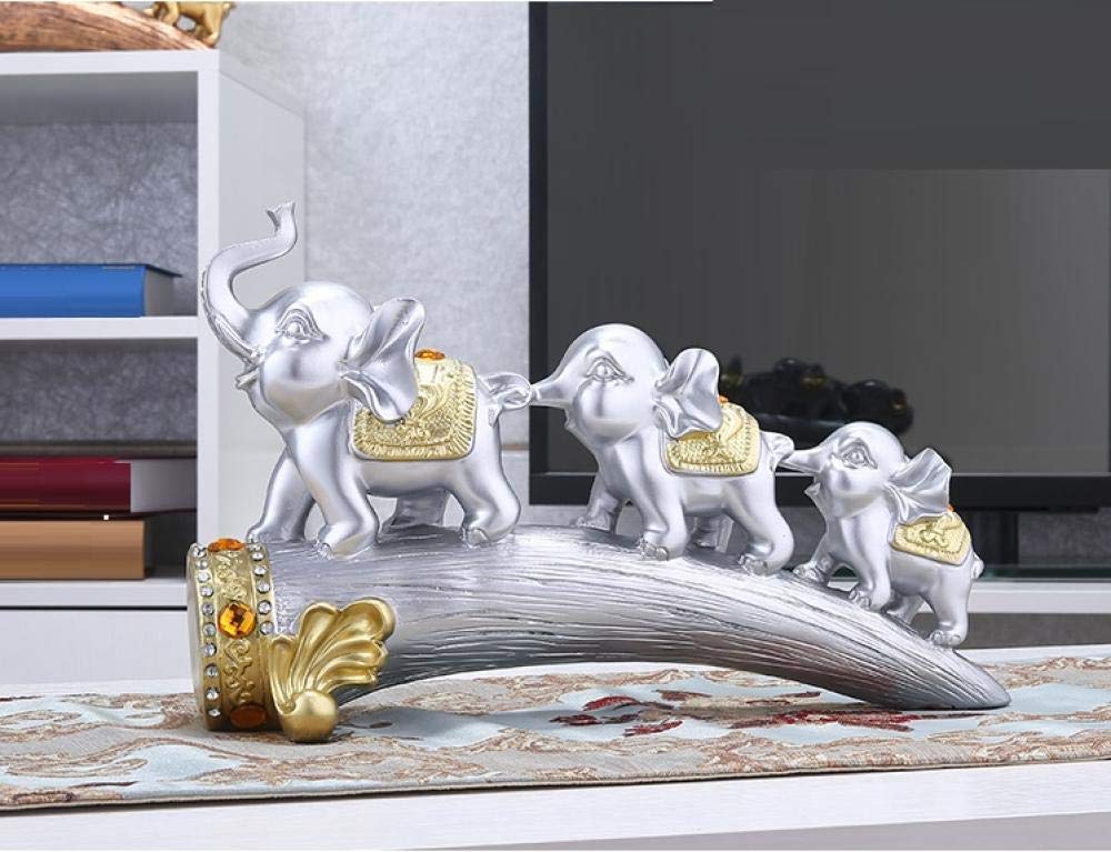 Outdoor Elephant Statues - Handcrafted Home & Garden Decor for Living Room, Patio, and Lawn | Perfect for Gifts, Feng Shui, and Outdoor Landscape Design