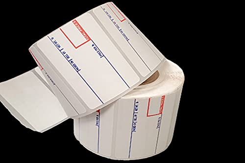 CAS Printing Scale Label 24 Rolls - High-Quality Thermal Labels for Shipping & Packaging (8010-24R) | Made in USA | Perfect for E-commerce, Warehousing & Retail Inventory Management