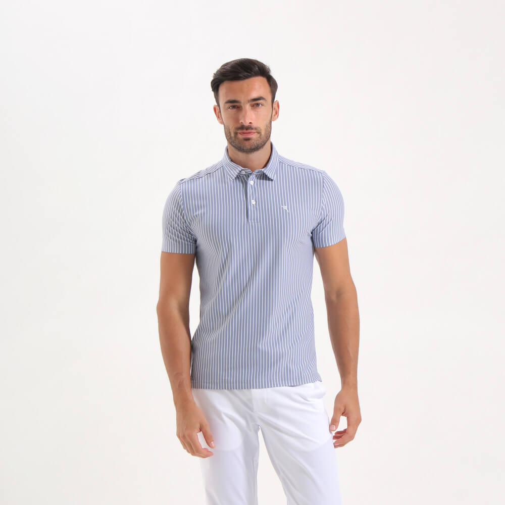 AYA DRYMATIC® Performance Polo Shirt for Men - Moisture Wicking, Quick Dry, Breathable Fabric - Perfect for Golf, Tennis, Workout & Casual Wear (Final Sale)