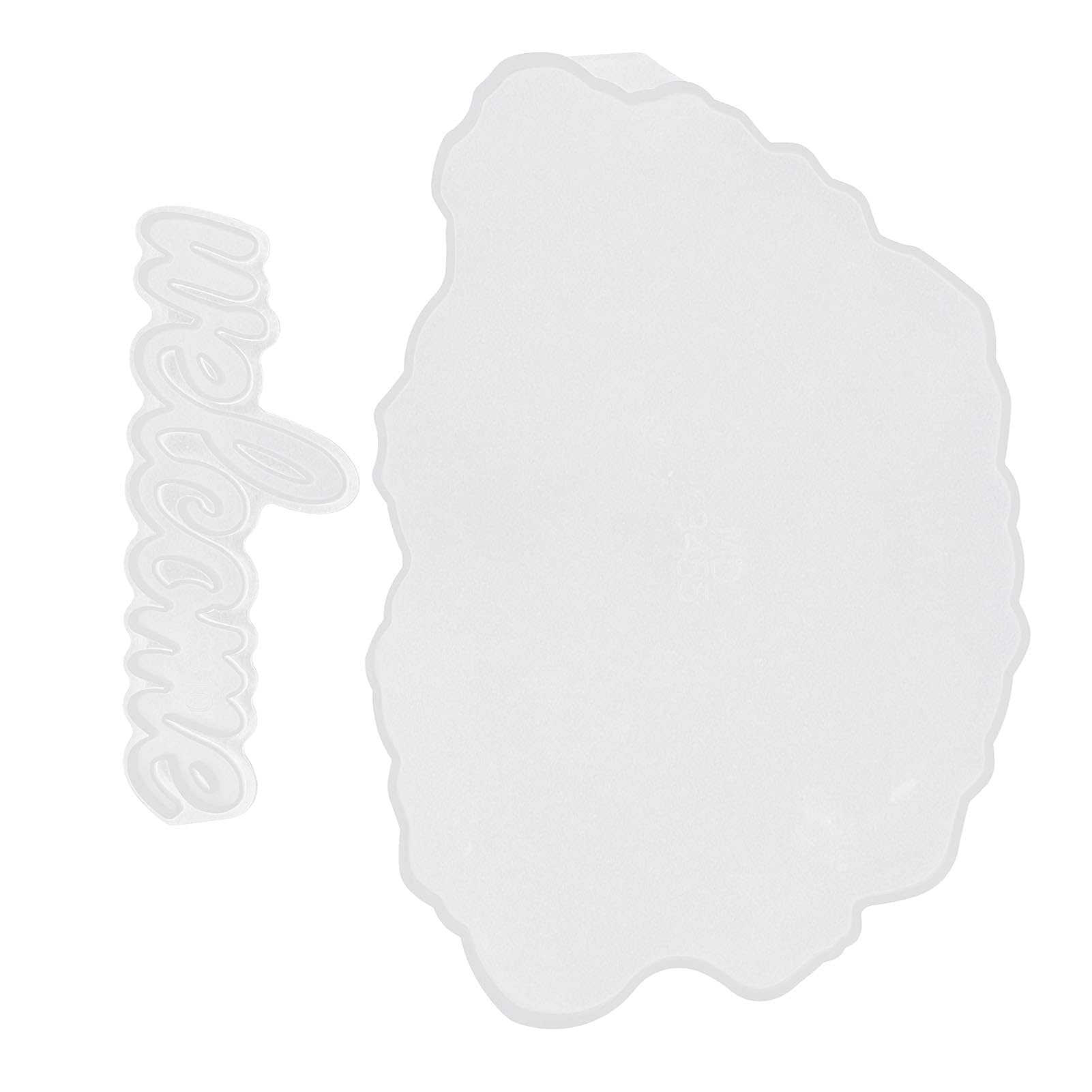 CHICIRIS Epoxy Welcome Silicone Molds for DIY Resin Crafts - Cloud Shape Door/Wall Decor Hanging Projects - Perfect for Home Entryway Decor, Wedding Welcome Signs & Gift Making