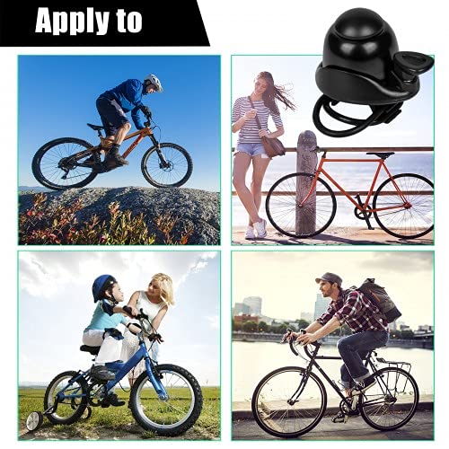Dokpav 2-Pack Adjustable Aluminum Bike Bells - Loud Universal Bicycle Horn for Adults & Kids - Perfect for Road Bikes, Mountain Bikes & Sports Bicycles | Great for Commuting, Cycling Safety & Outdoor Adventures