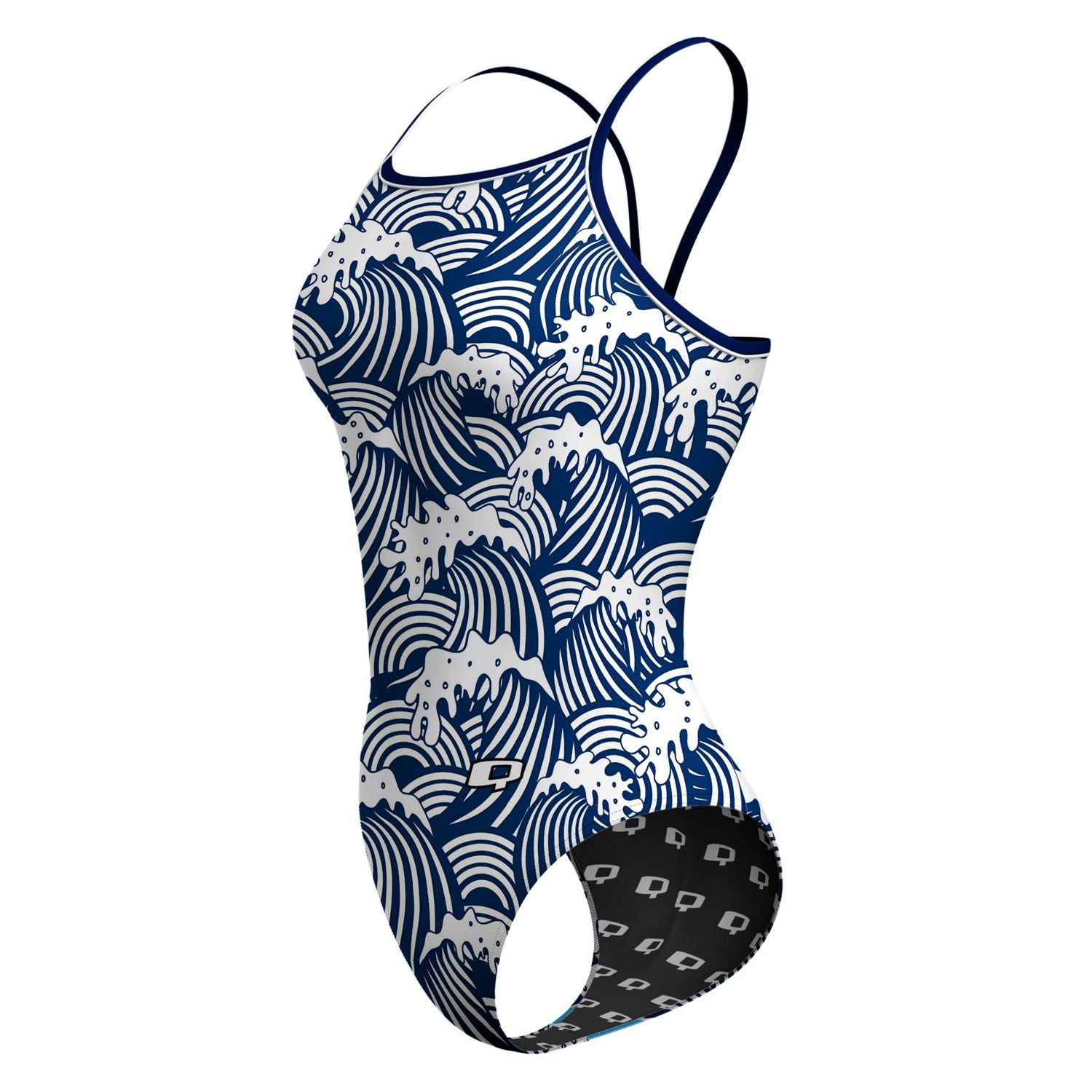 White Cap Sunback Tank Swimsuit for Women - High Neck Racerback One Piece Bathing Suit - Perfect for Swimming, Beach Vacations & Summer Activities