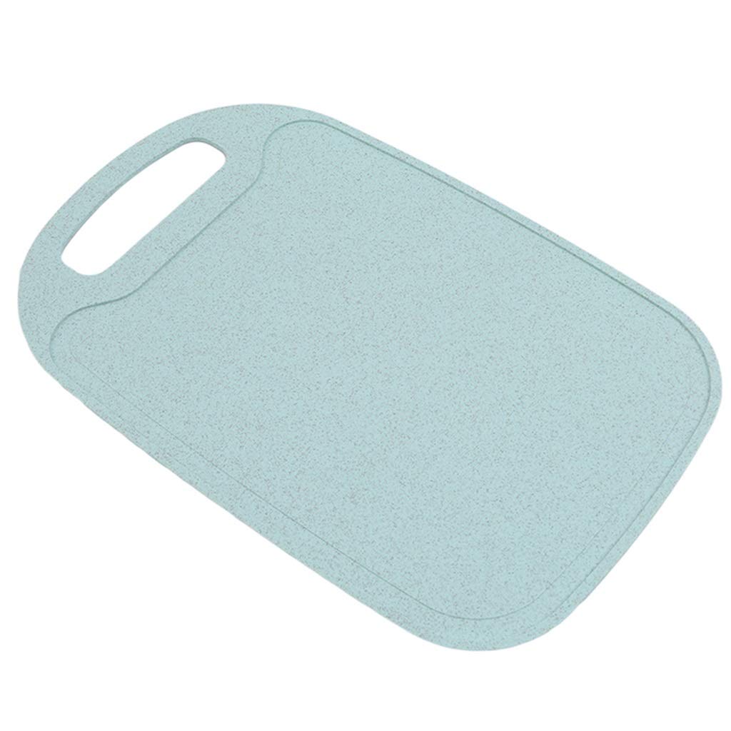 Eco-Friendly Wheat Straw Cutting Board - Non-Slip Kitchen Chopping Board for Vegetables & Meat - Durable Frosted Surface - Perfect for Meal Prep, Slicing & Food Presentation (Color: A)