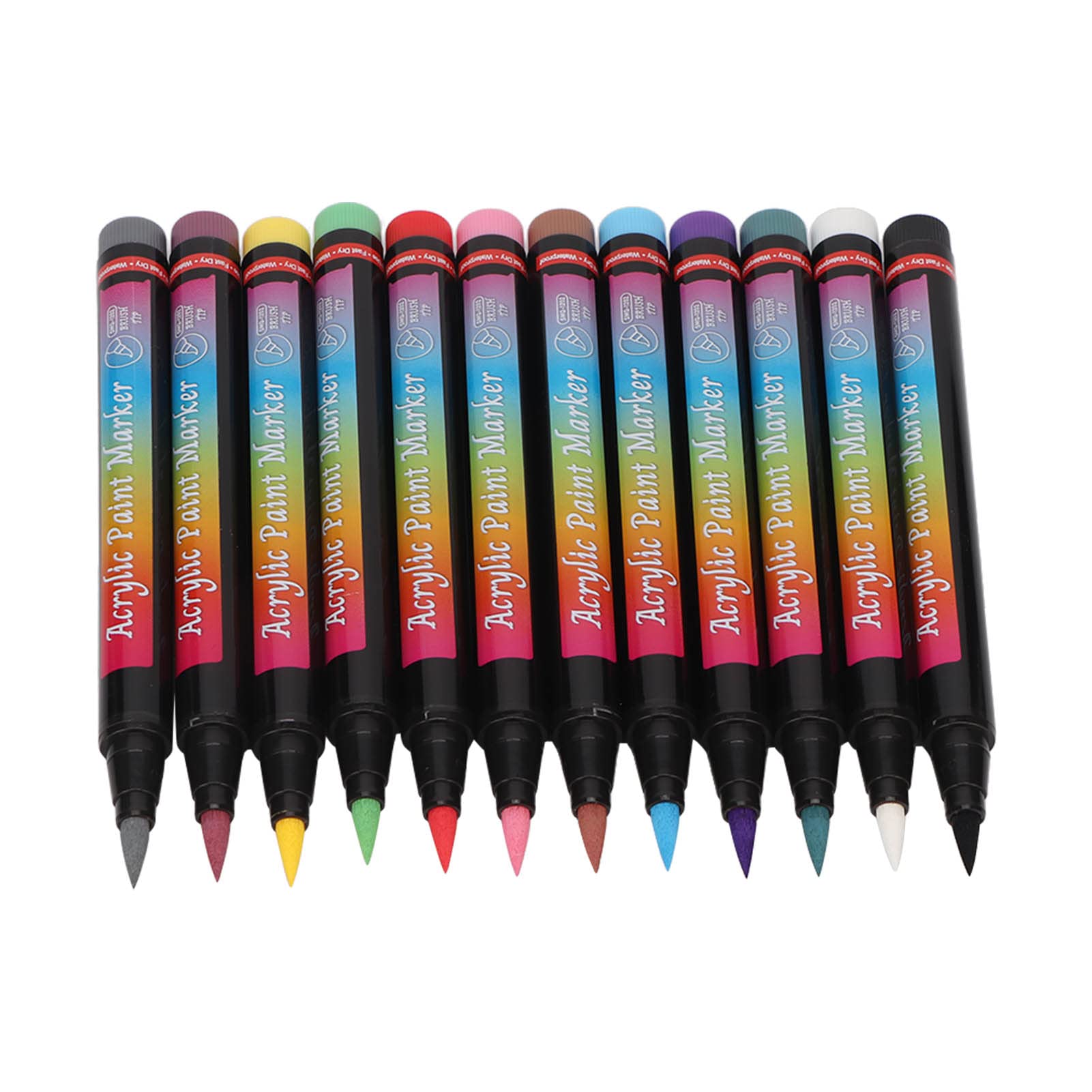 12PCS Nail Polish Pens - Multi-Color DIY Dotting Tools for Nail Art & Salon Use