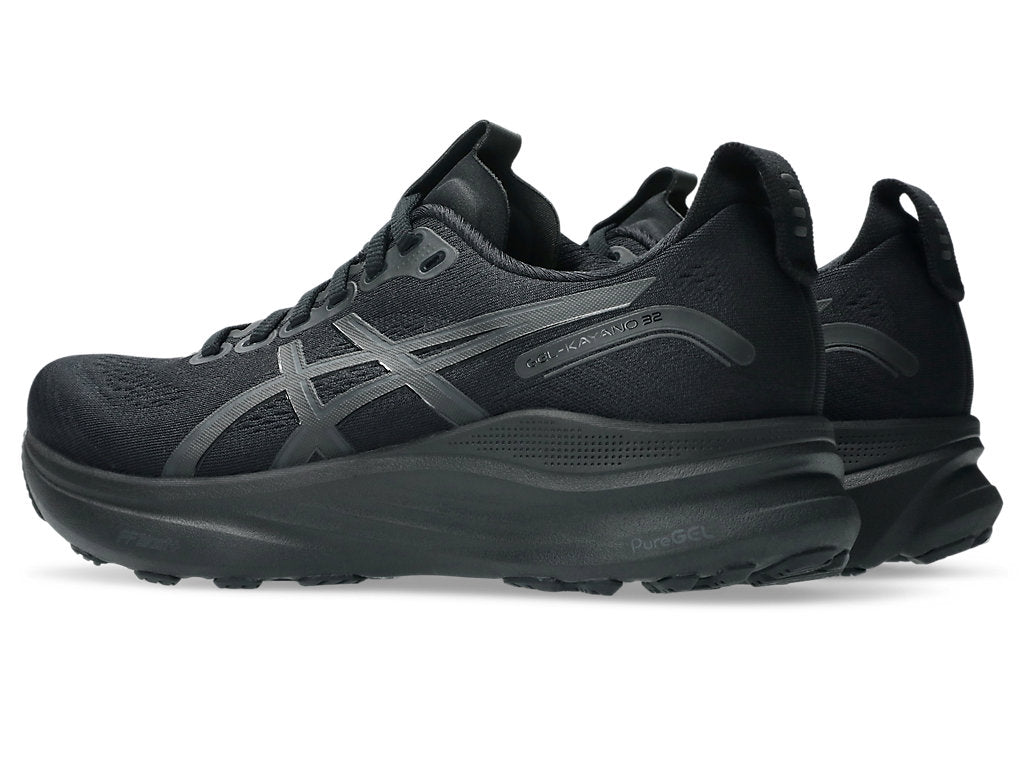 ASICS Women's GEL-Kayano 32 Running Shoes - Black/Graphite Grey - Stability & Cushion for Long Distance Running, Jogging, Gym Workouts