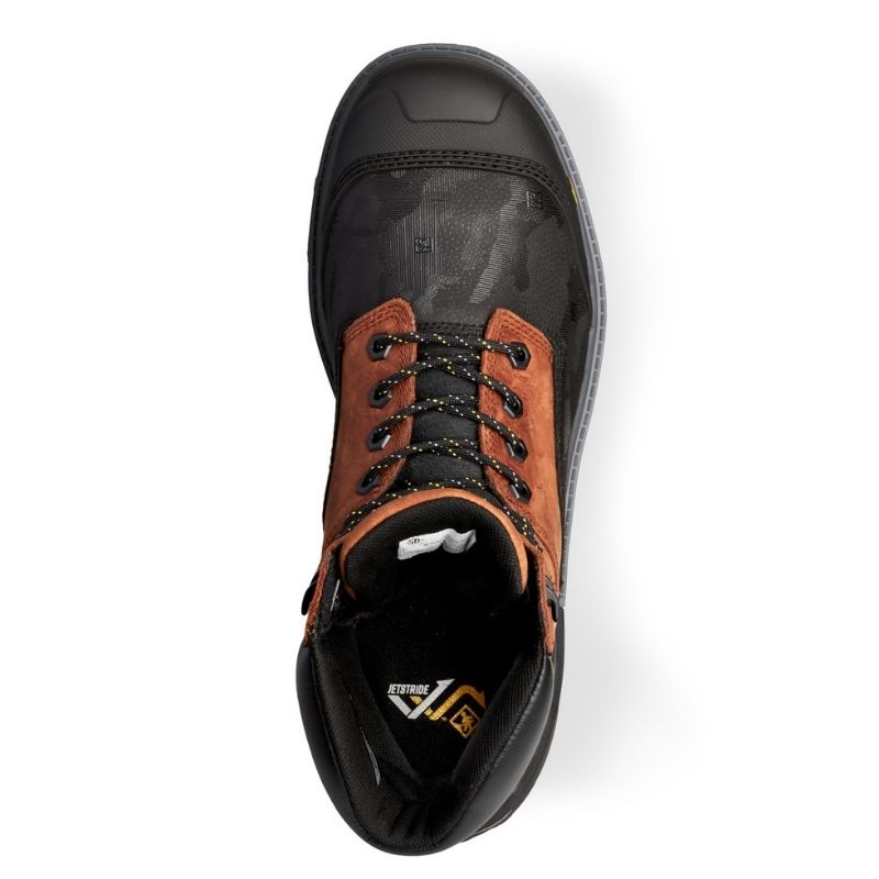 Terra Gantry Men's 8 Composite Toe Work Boots - CSA Certified Safety Shoes, Brown (TR0A4NRQBRN) | Ideal for Construction, Warehouse & Industrial Work