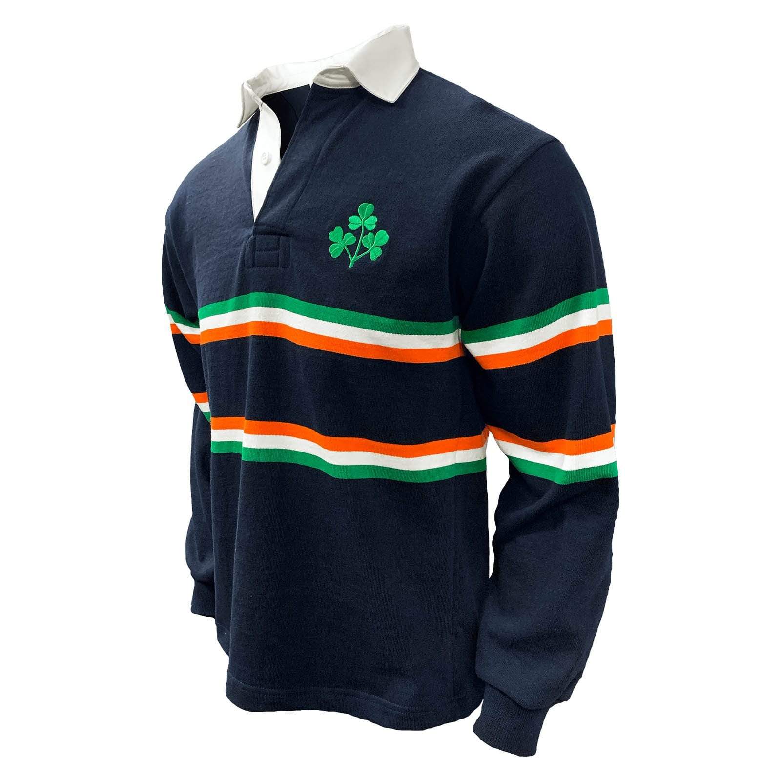 Ireland Split Stripe Rugby Jersey - Authentic Irish Rugby Shirt for Men & Women | Perfect for Match Day, Fan Support & Sports Events