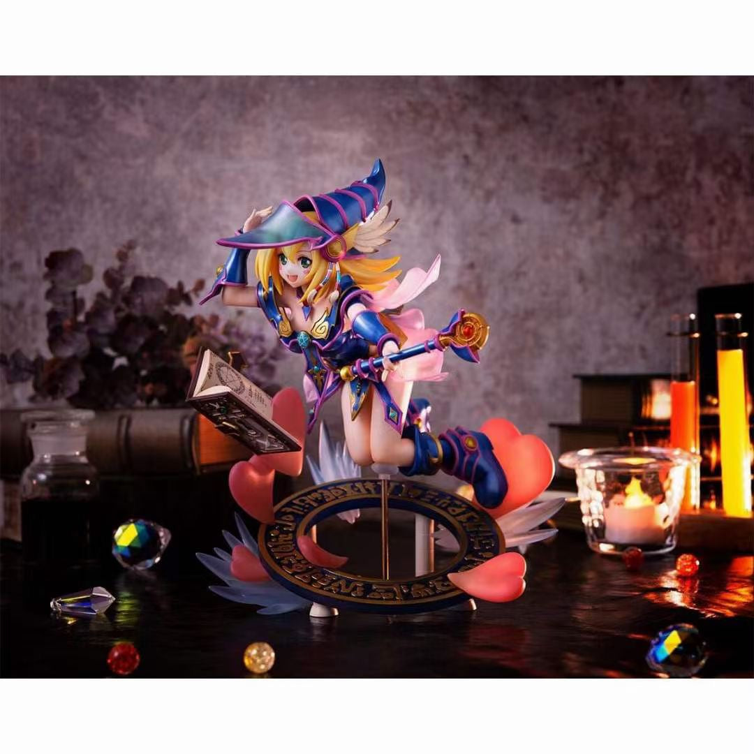 MEGAHOUSE Licensed Dark Magician Girl PVC Figure - Yu-Gi-Oh! Anime Collectible for Display & Gaming Room Decor