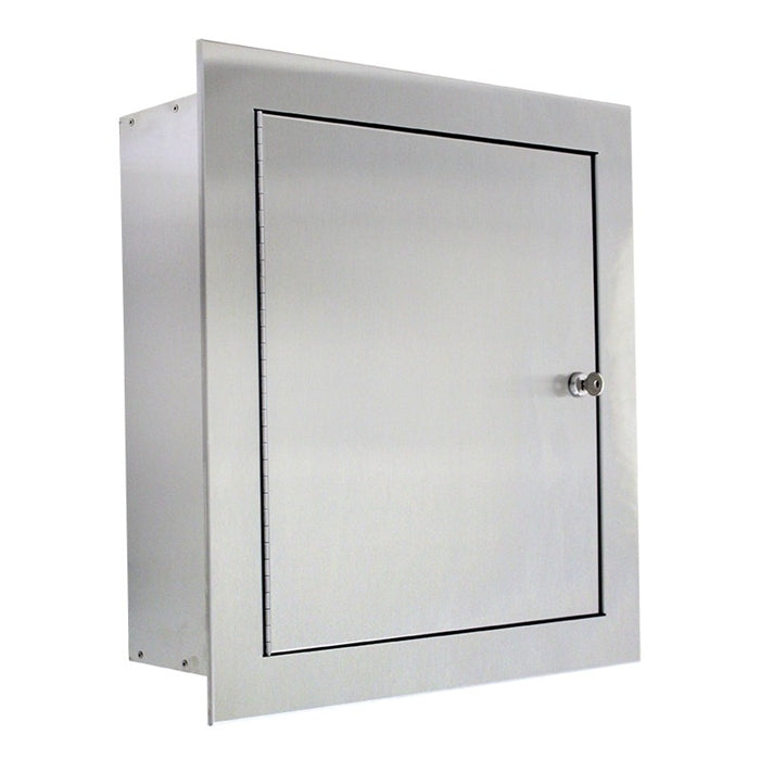 Haws 9200REC Recessed Stainless Steel Cabinet for Thermostatic Mixing Valves | Durable & Corrosion-Resistant | Perfect for Commercial Kitchens, Hospitals & Laboratories