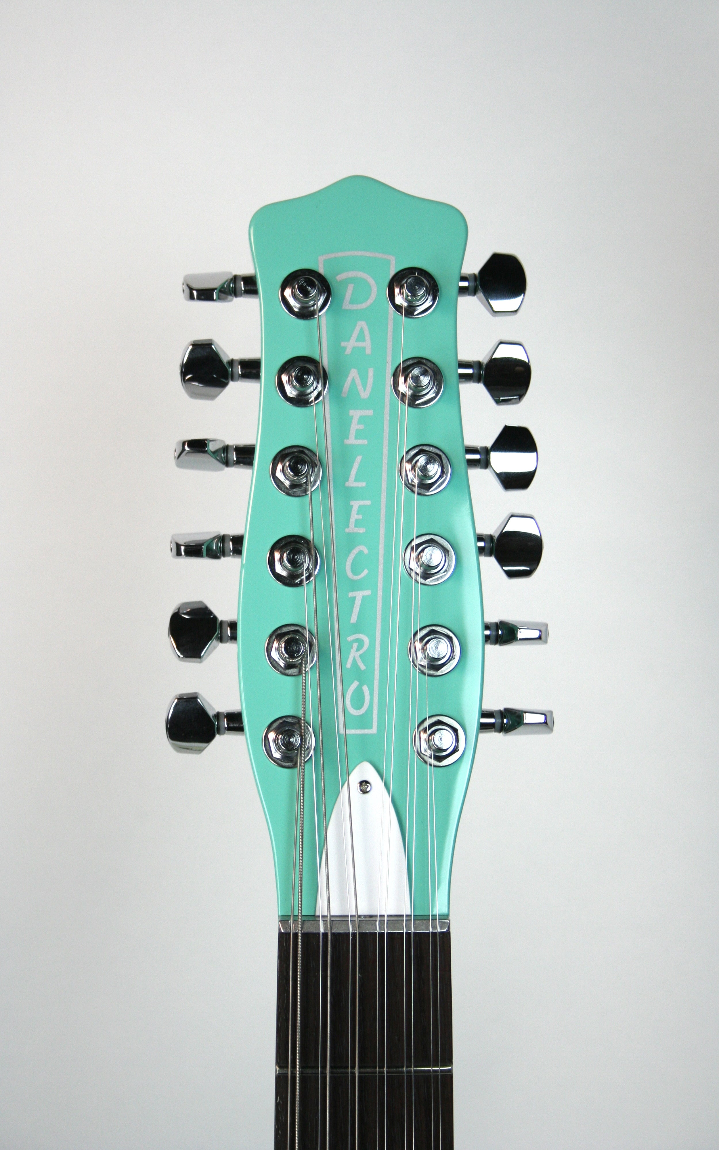Danelectro '59 12-String Electric Guitar in Aqua Blue - Perfect for Rock, Blues & Vintage Music Performances
