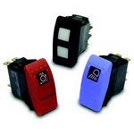 VVENC00-000 Rocker Switch - 25 Pack Automotive Toggle Switches for Cars, Trucks & Boats - Waterproof Electrical Switch for Dashboards, Control Panels & Marine Applications