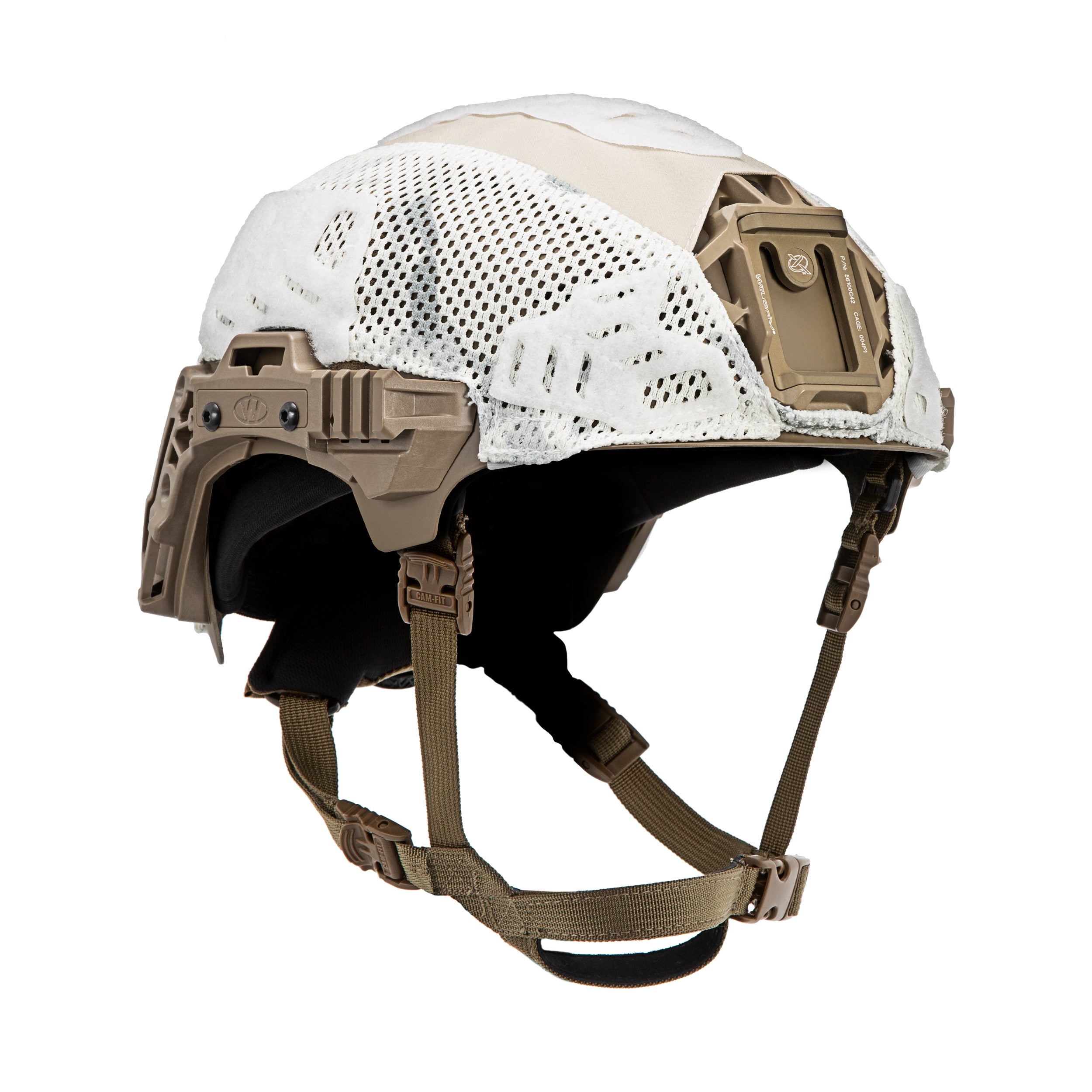 Team Wendy Exfil Carbon Helmet Cover - Tactical Helmet Accessory for Military & Outdoor Use - Lightweight & Durable for Combat, Airsoft, and Hunting