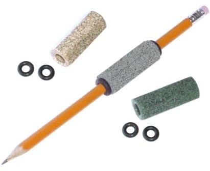 Premium Pen and Pencil Weights Set of 3 - Non-Slip Writing Aid for Improved Grip and Comfort - Perfect for Students, Artists, and Office Professionals