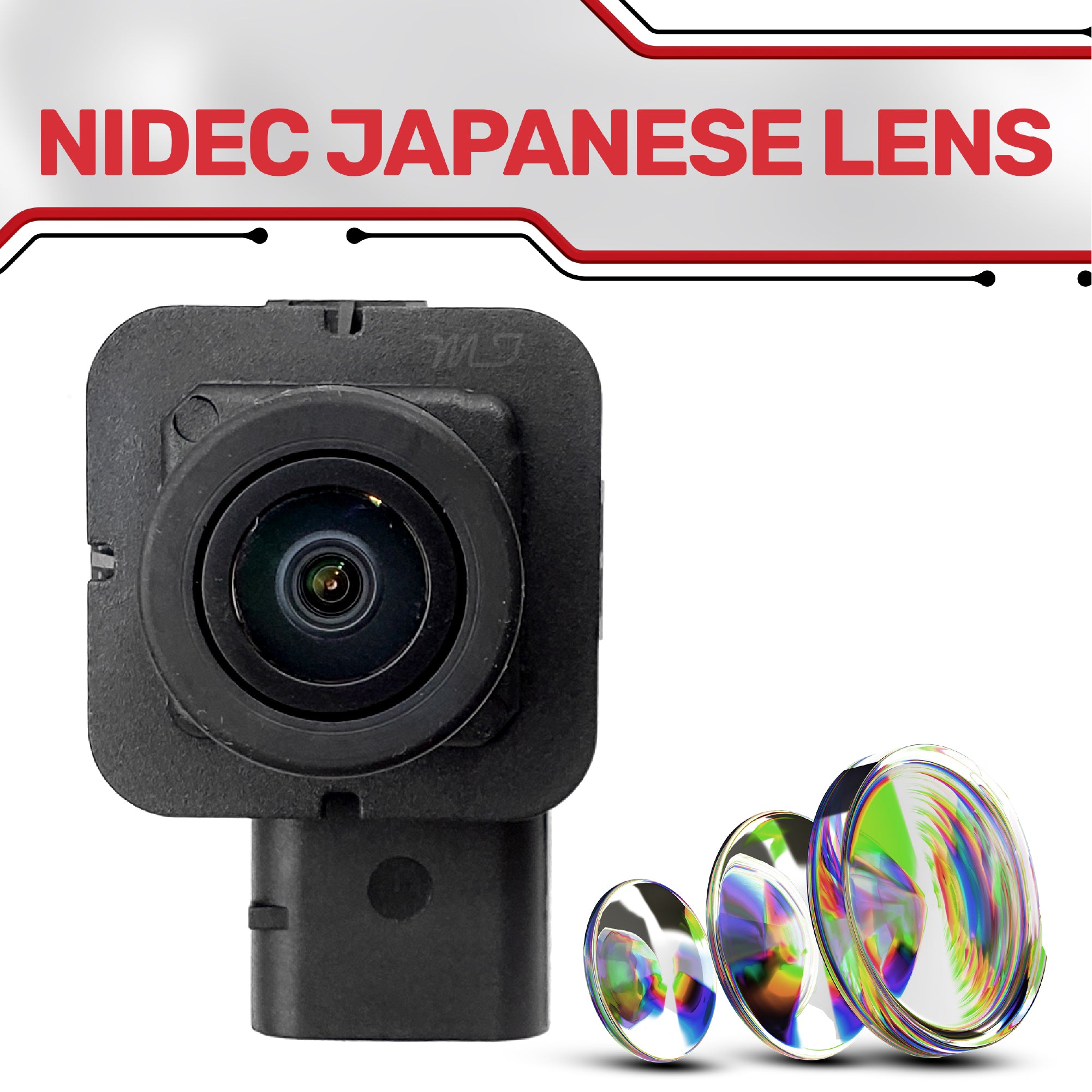 2017-2019 Ford Escape OEM Backup Camera Replacement - Part # GJ5Z 19G490 B/C/E/F - High Quality Rear View Camera for Parking & Safety Assistance
