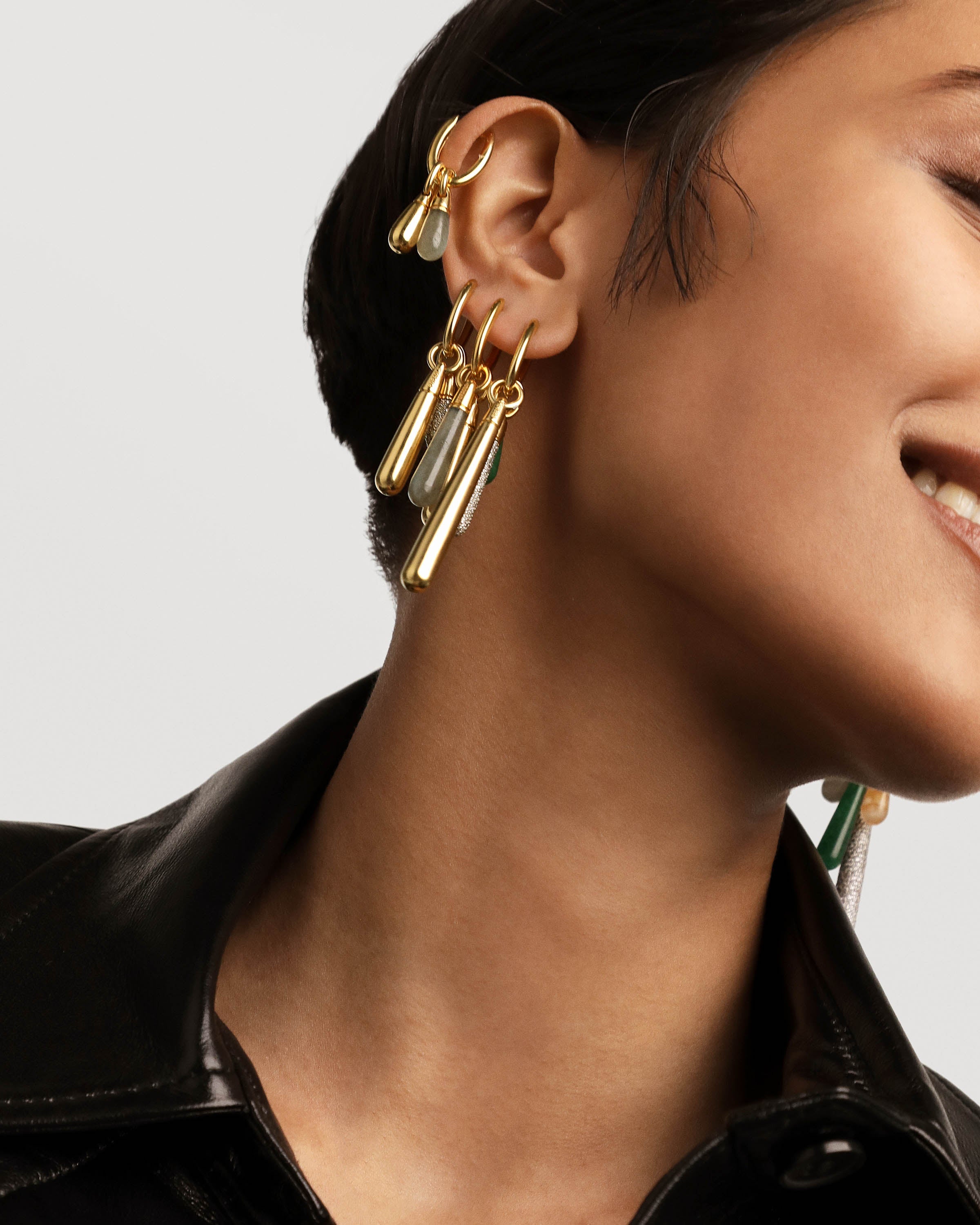 Elegant Large Drop Pendant Necklace - Minimalist Dangling Statement Jewelry for Women | Perfect for Evening Parties, Weddings & Special Occasions
