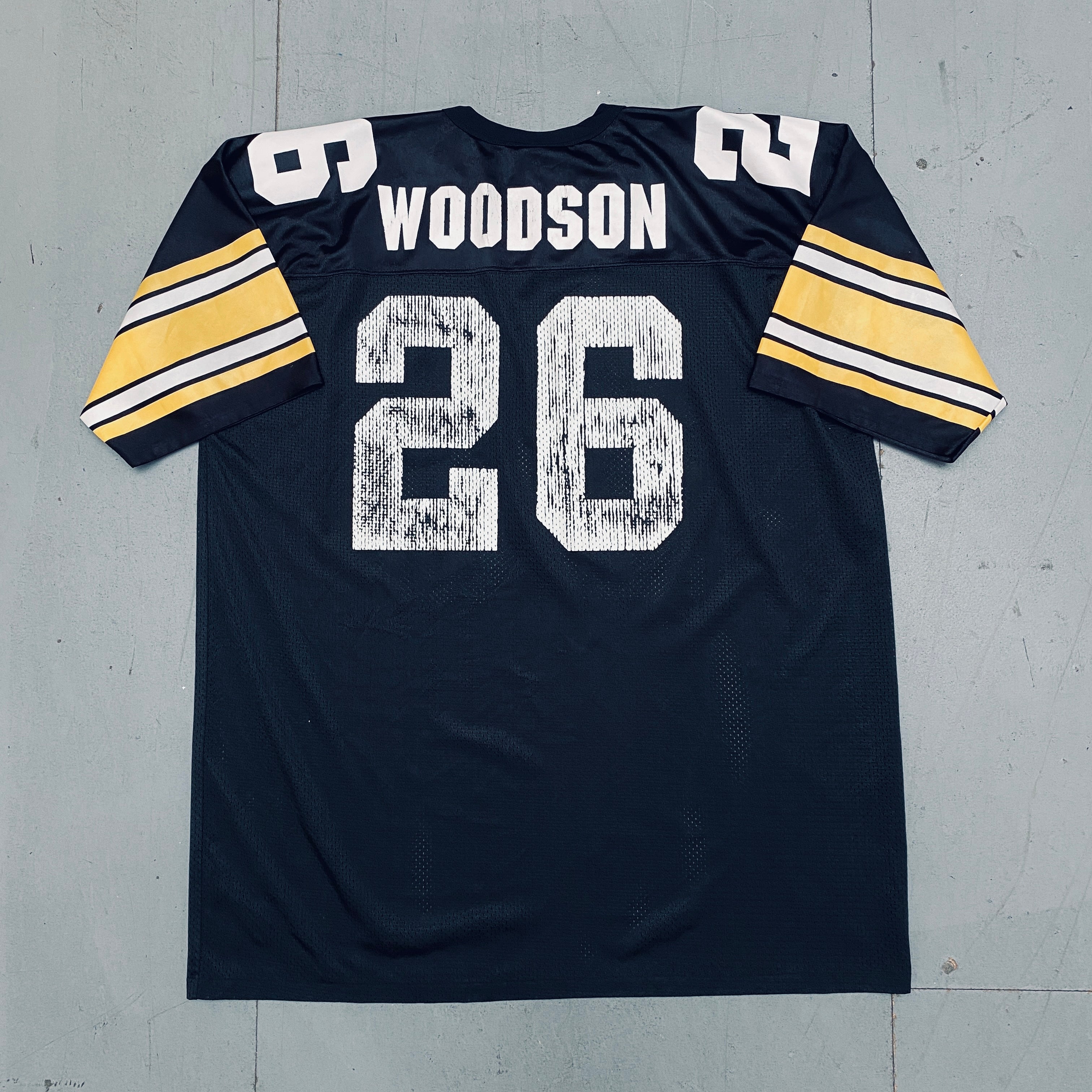 Pittsburgh Steelers Rod Woodson 1996/97 Vintage NFL Jersey - XXL Size for Men, Perfect for Game Day & Fan Collections