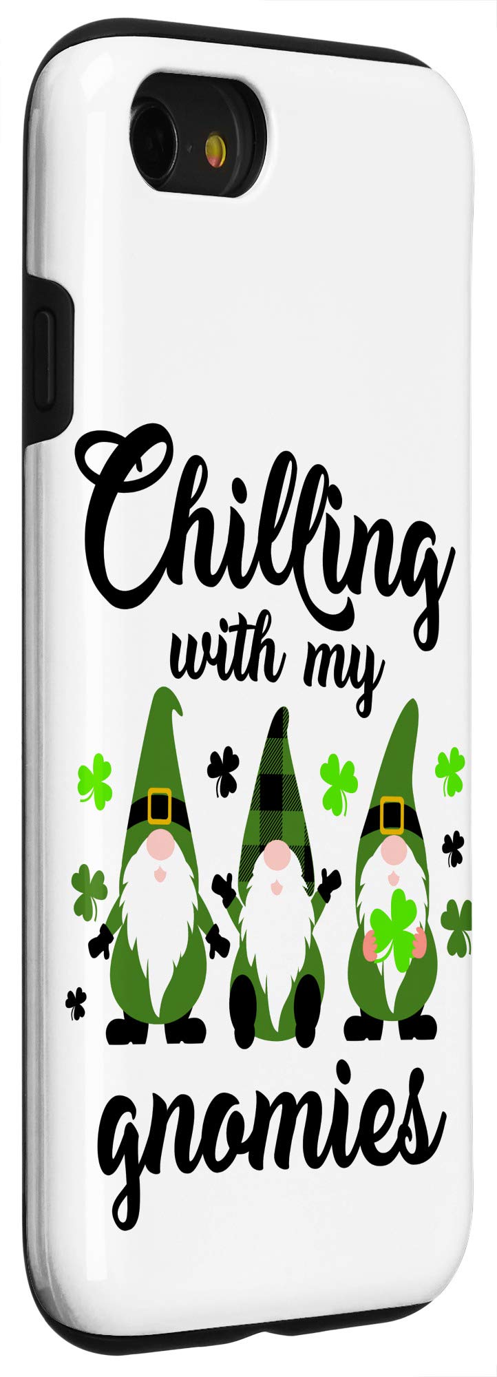 iPhone SE (2020)/7/8 St. Patrick's Day Gnome Design Protective Phone Case - Cute Leprechaun Themed Cover for Irish Festival, Party & Holiday Celebration