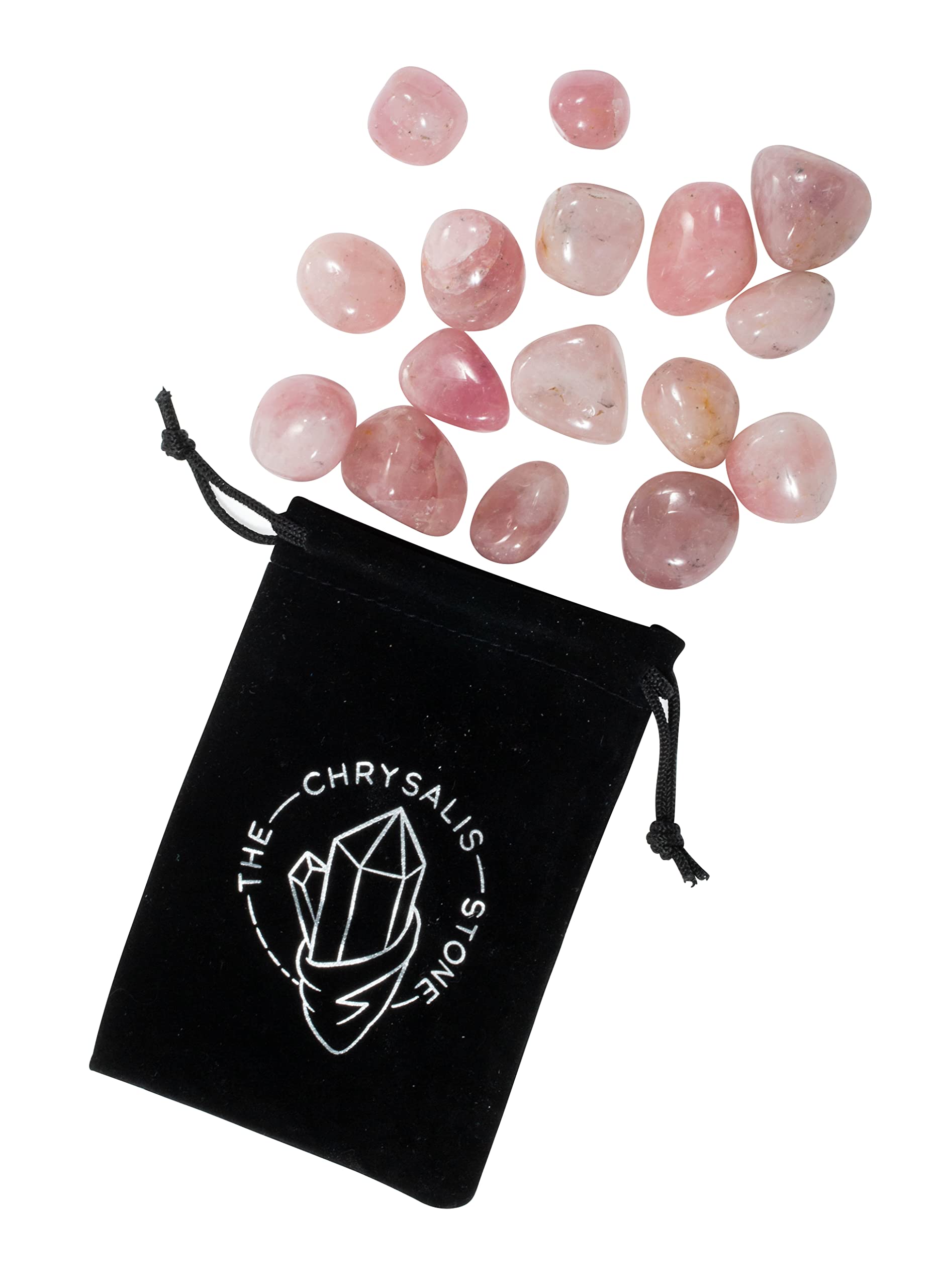 Natural Tumbled Rose Quartz Stone | 0.75”-1.25” Healing Crystal | 1 Piece for Jewelry Making, Meditation & Home Decor