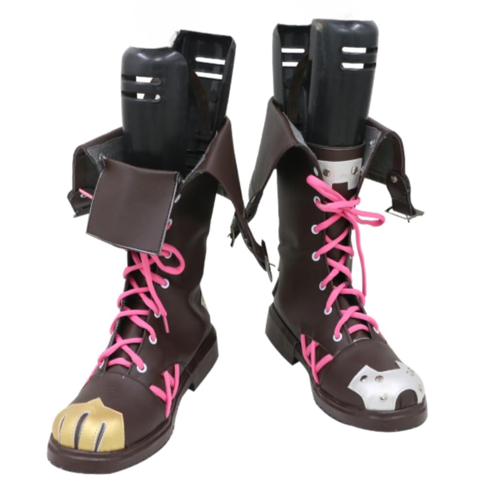 Arcane Jinx Cosplay Shoes - Anime LOL Jinx Short Boots for Women & Men | Perfect for Halloween, Cosplay, and Themed Parties