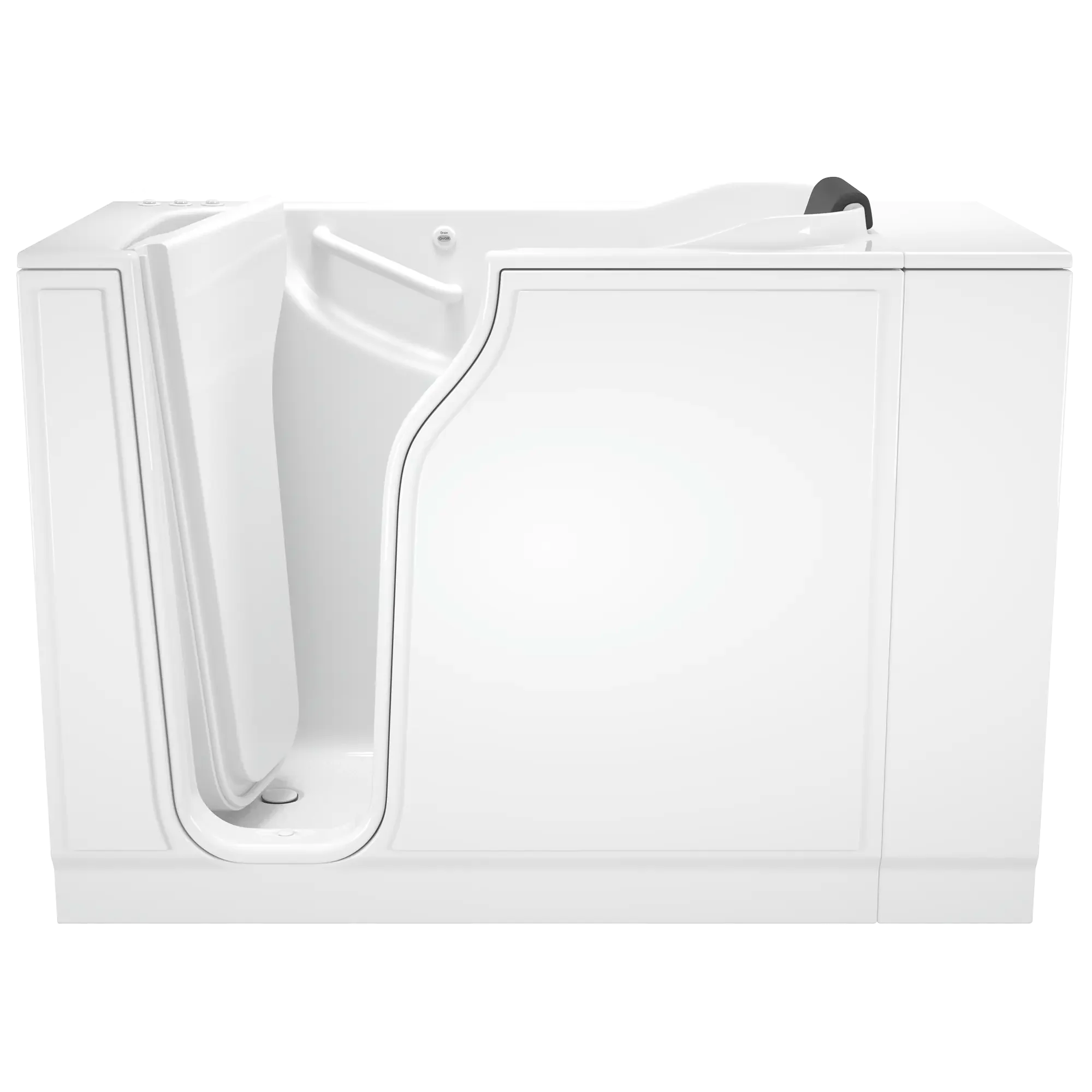 Premium 30 x 52 Inch Gelcoat Walk-In Bathtub with Air Spa & Whirlpool System - Left Hand Drain - Ideal for Elderly & Mobility Support, Home Safety & Relaxation Therapy
