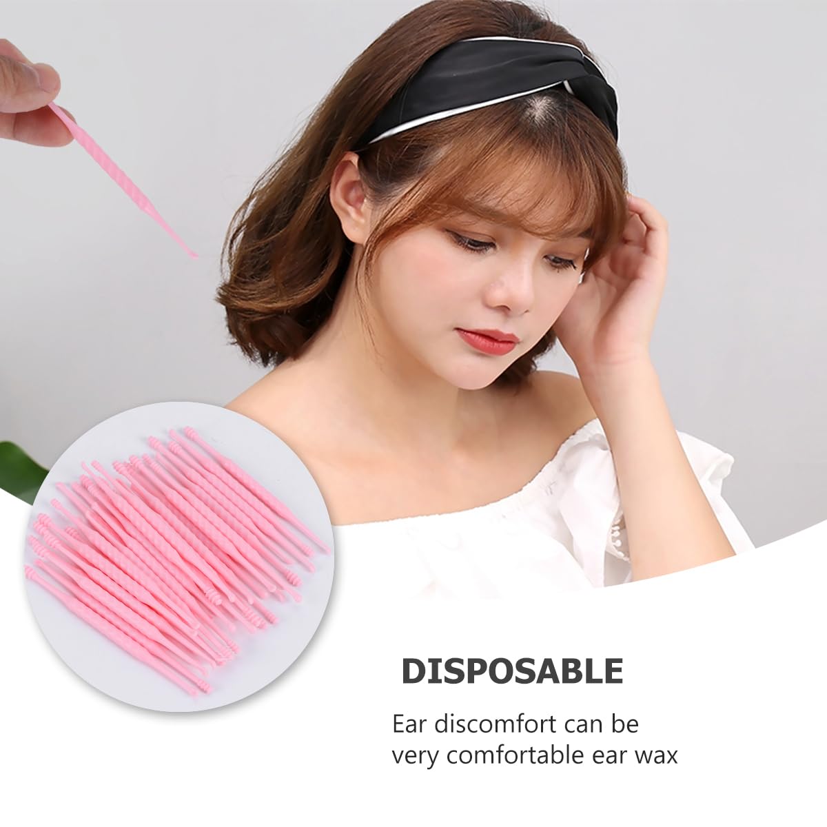 30pcs Disposable Ear Wax Cleaner Tools - Soft Ear Pick, Ear Spoon & Wax Remover Set for Safe Ear Cleaning (Random Colors) - Perfect for Travel, Home & Personal Hygiene Care