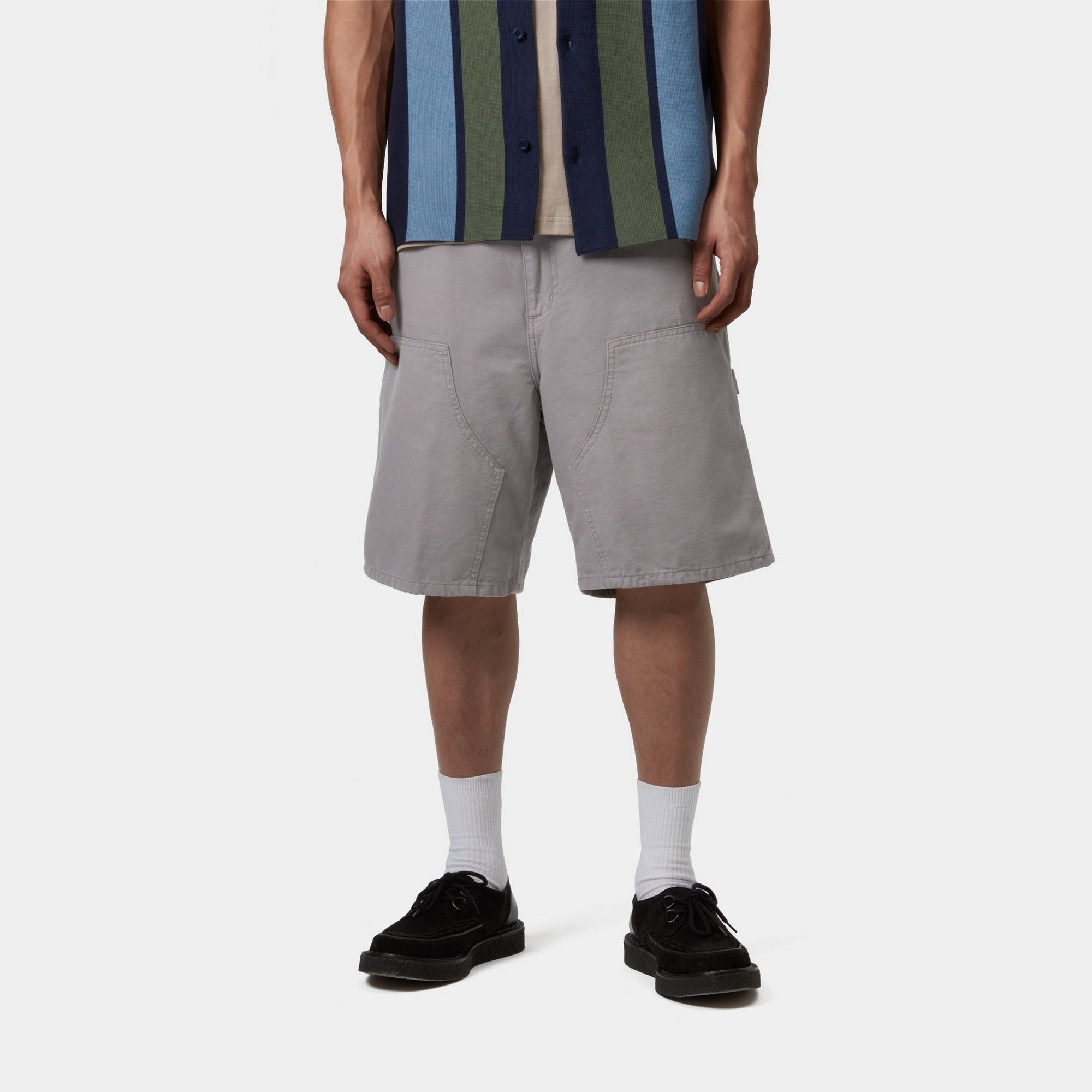 Double Knee Canvas Shorts for Men - Yosemite Stone Washed Denim | Durable & Comfortable for Hiking, Camping & Outdoor Adventures