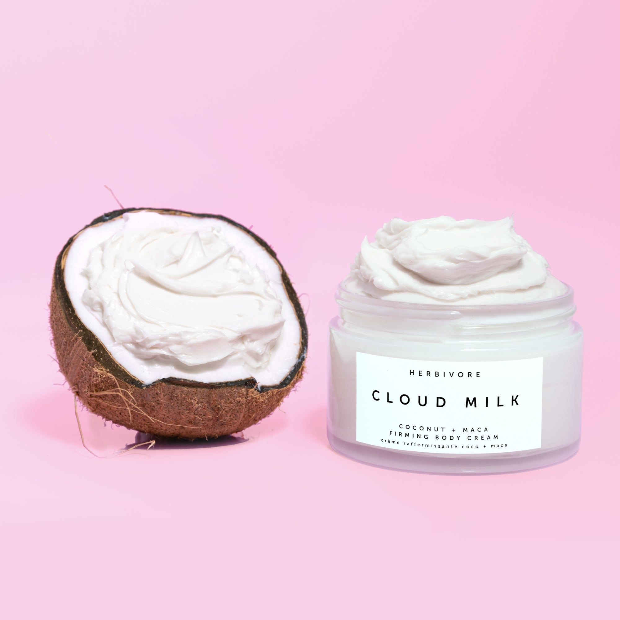 Firming Body Cream with Cloud Milk Coconut & Maca Extract - Hydrating & Tightening Skin Care for Dry Skin, Stretch Marks & Cellulite - Perfect for Post-Pregnancy & Weight Loss Body Care Routine