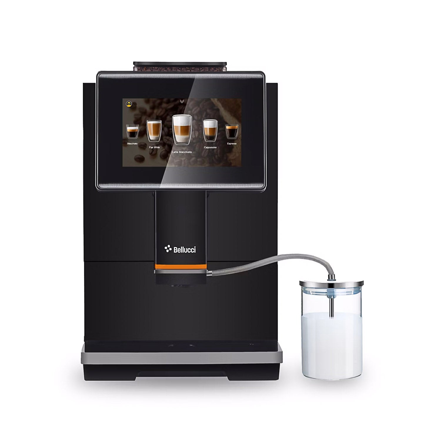 Bellucci Bistro Automatic Coffee Machine - Black | Premium Espresso Maker for Home & Office | Perfect for Morning Brews, Entertaining Guests & Coffee Lovers