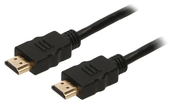 Premium 2-Pack CAB0053A HDMI Cable 2M (6.6ft) High-Speed 4K 60Hz HDR - Standard HDMI Type A Male to Male - Black for Home Theater, Gaming, PC & TV Setup